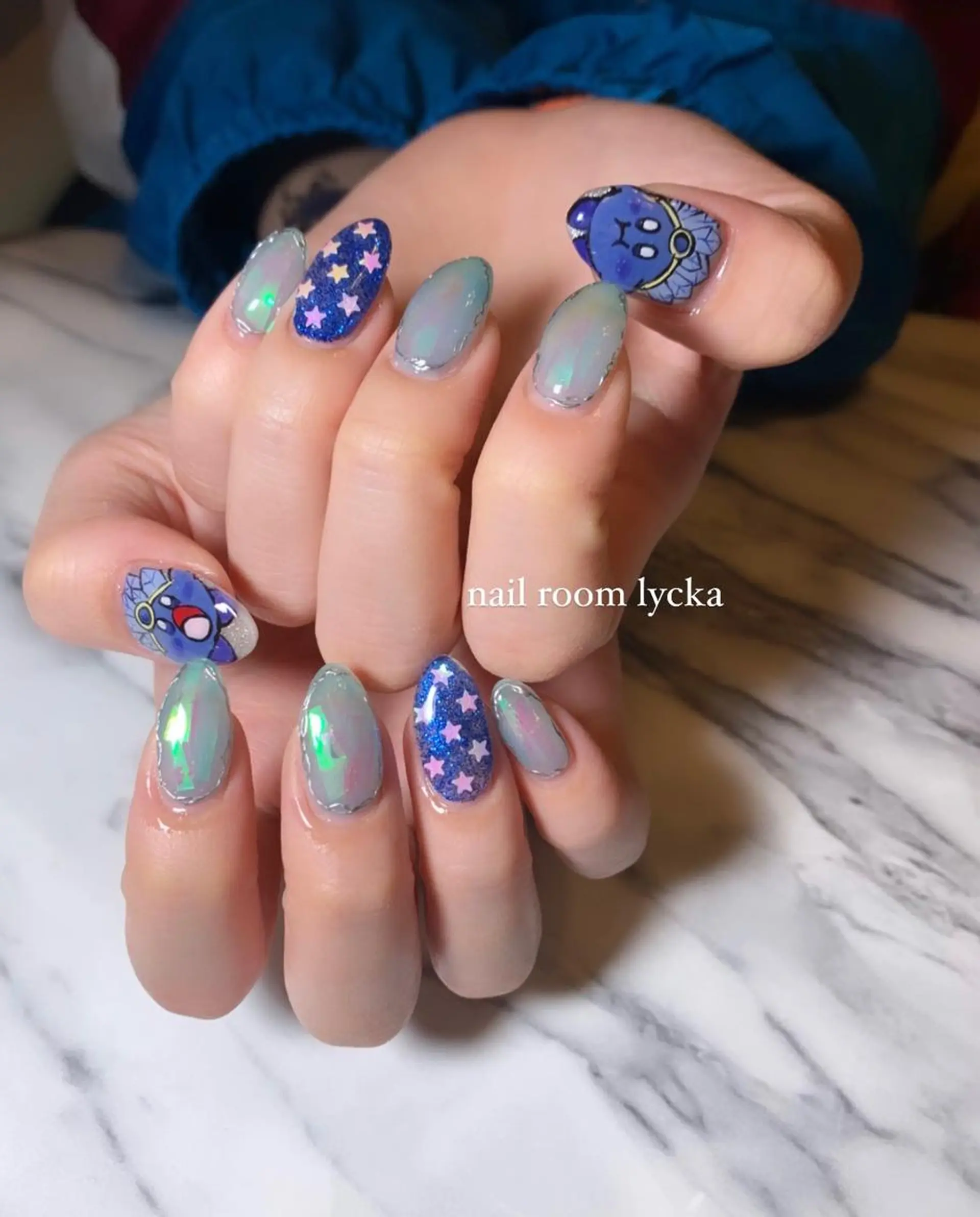 ネイル ﾈｲﾙﾙｰﾑﾘｯｶ 𝐦𝐚𝐲𝐮のネイルデザイン