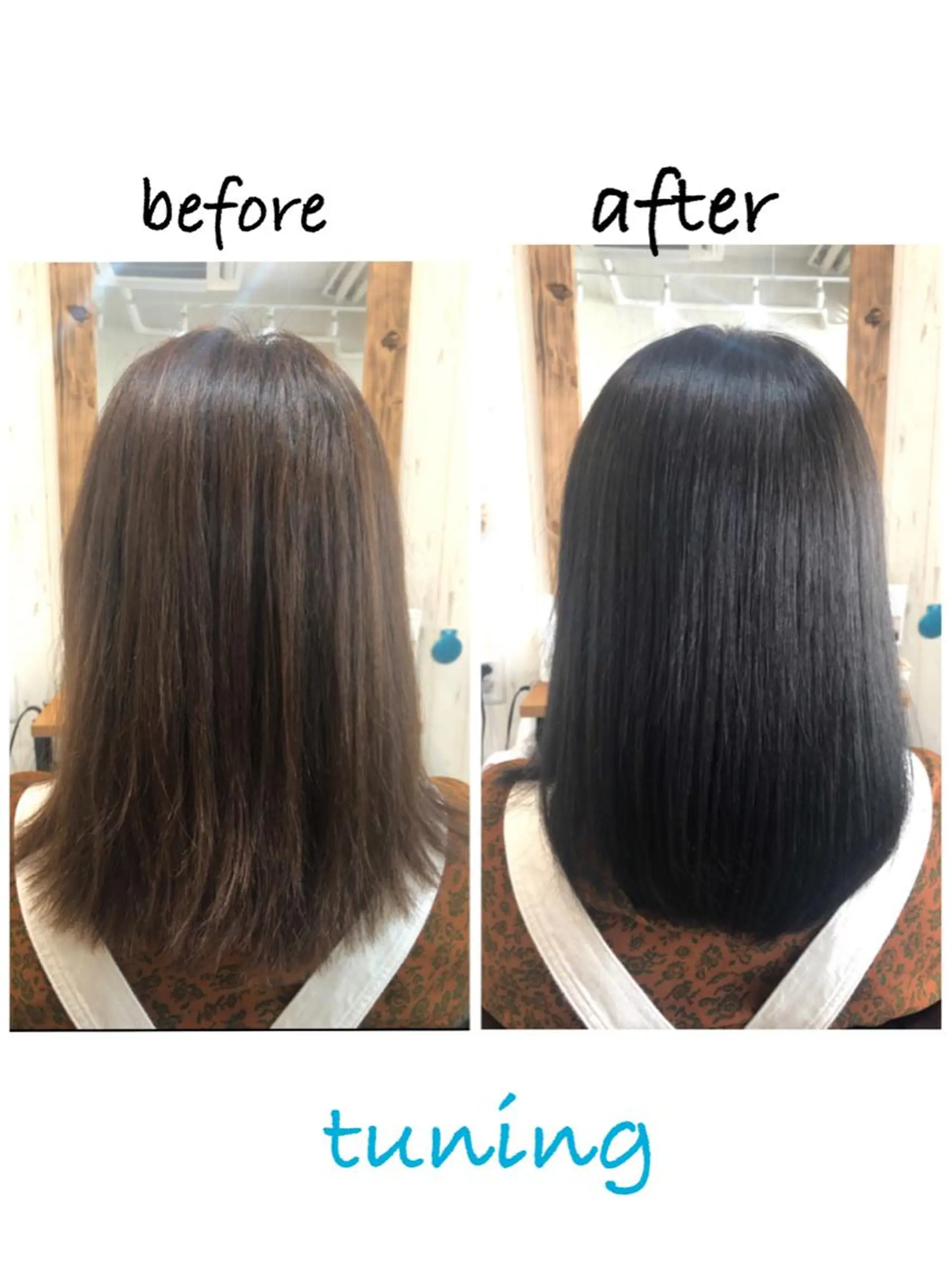 ミディアム カット 縮毛矯正 トリートメント オーナー☆小堤 翔太☆のヘアスタイル