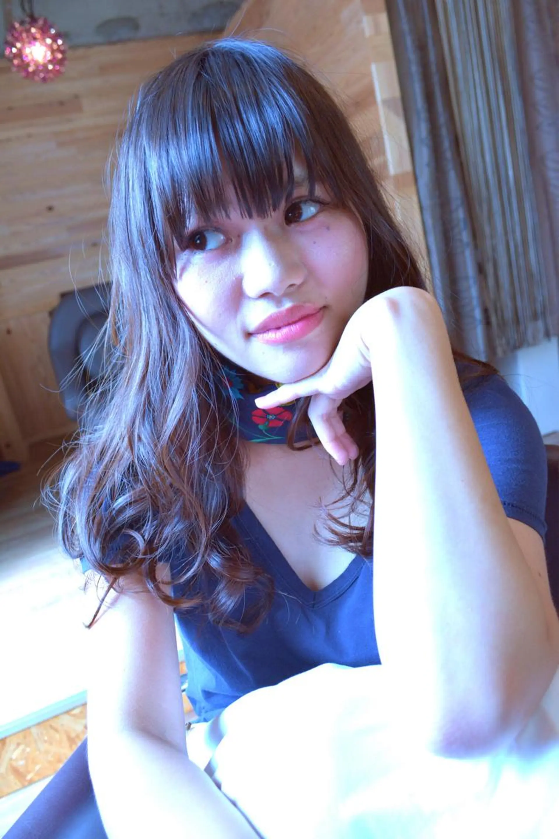 セミロング カラー パーマ ヘアアレンジ belle chambreイブカのその他イメージ