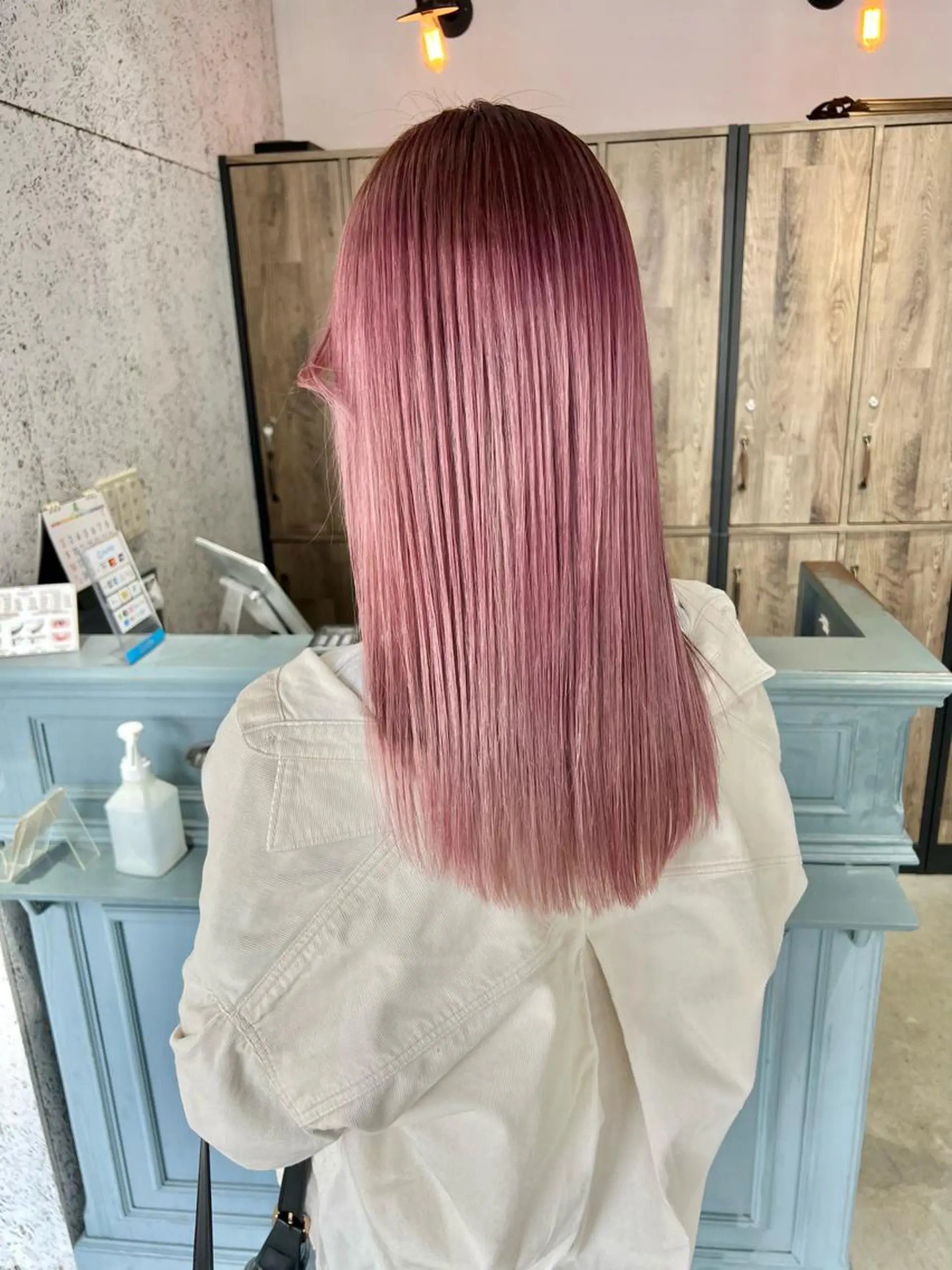 セミロング amie所属・amie三宮 NAKANOのヘアスタイル