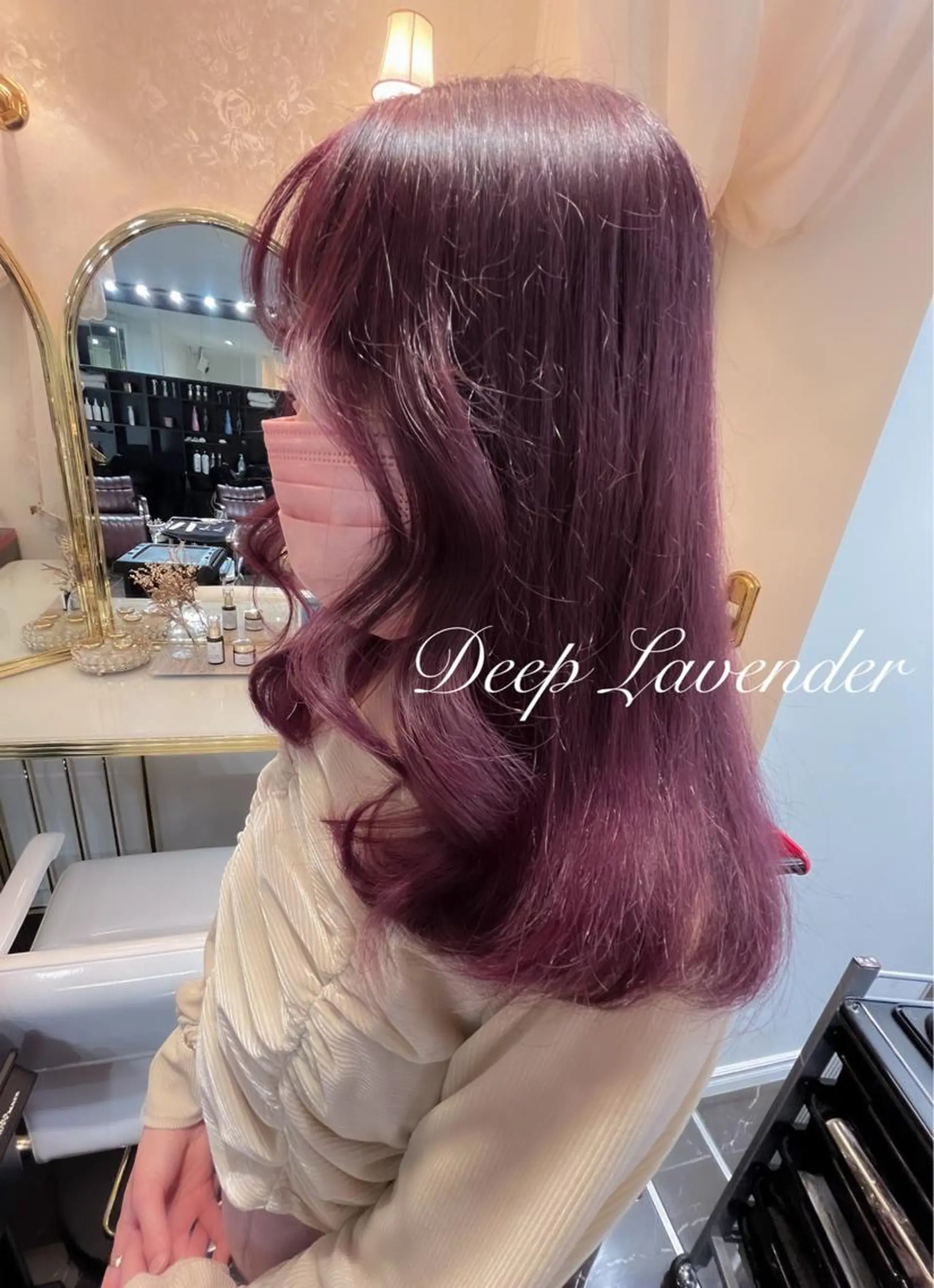 セミロング カラー ブリーチ ヘアカラー LOTTA CUCCI所属・miyu /トレンド カラー×艶髪のヘアスタイル