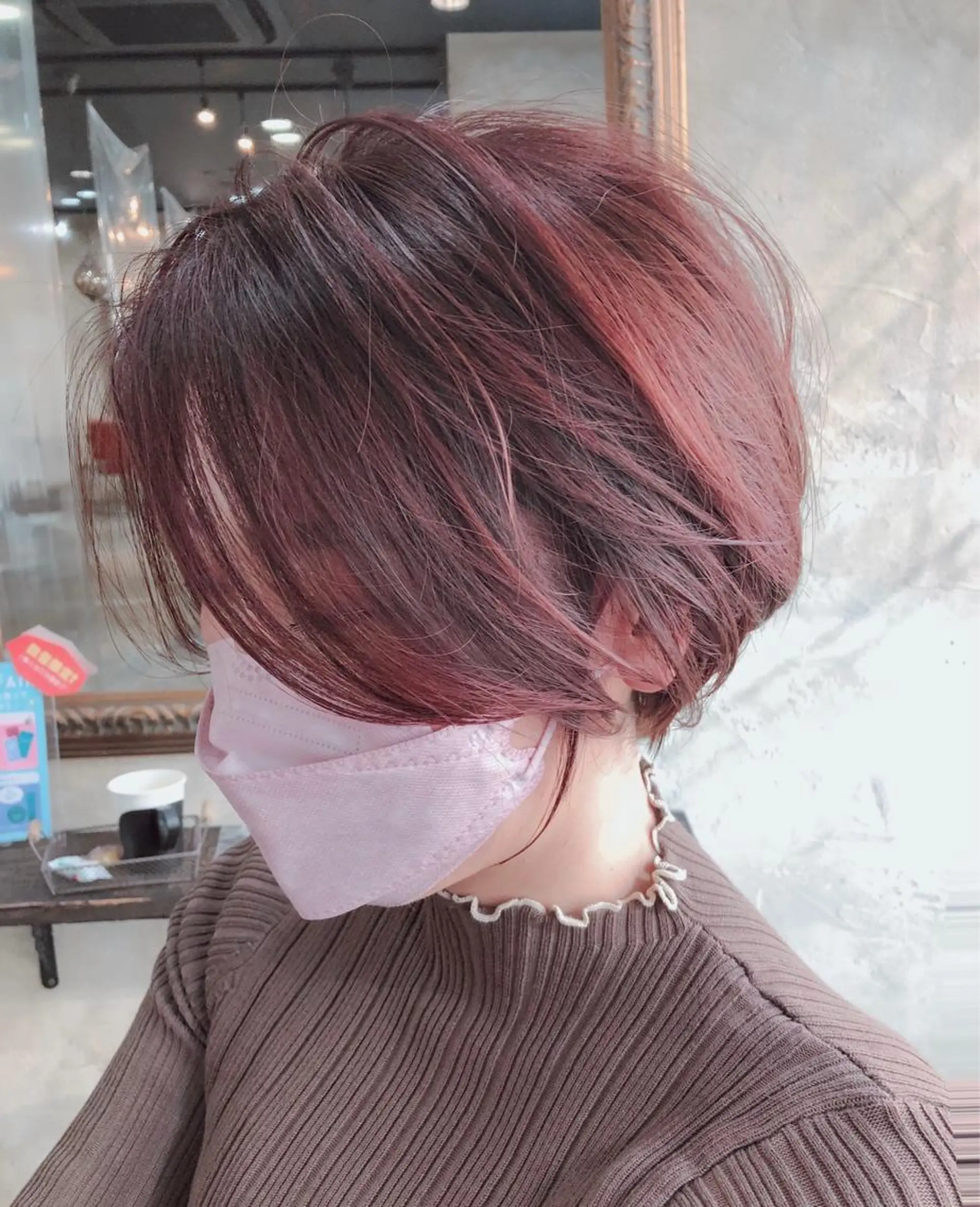 ショート カット ヘアカラー 髪質改善✨ハツメイ オグ✂️のヘアスタイル