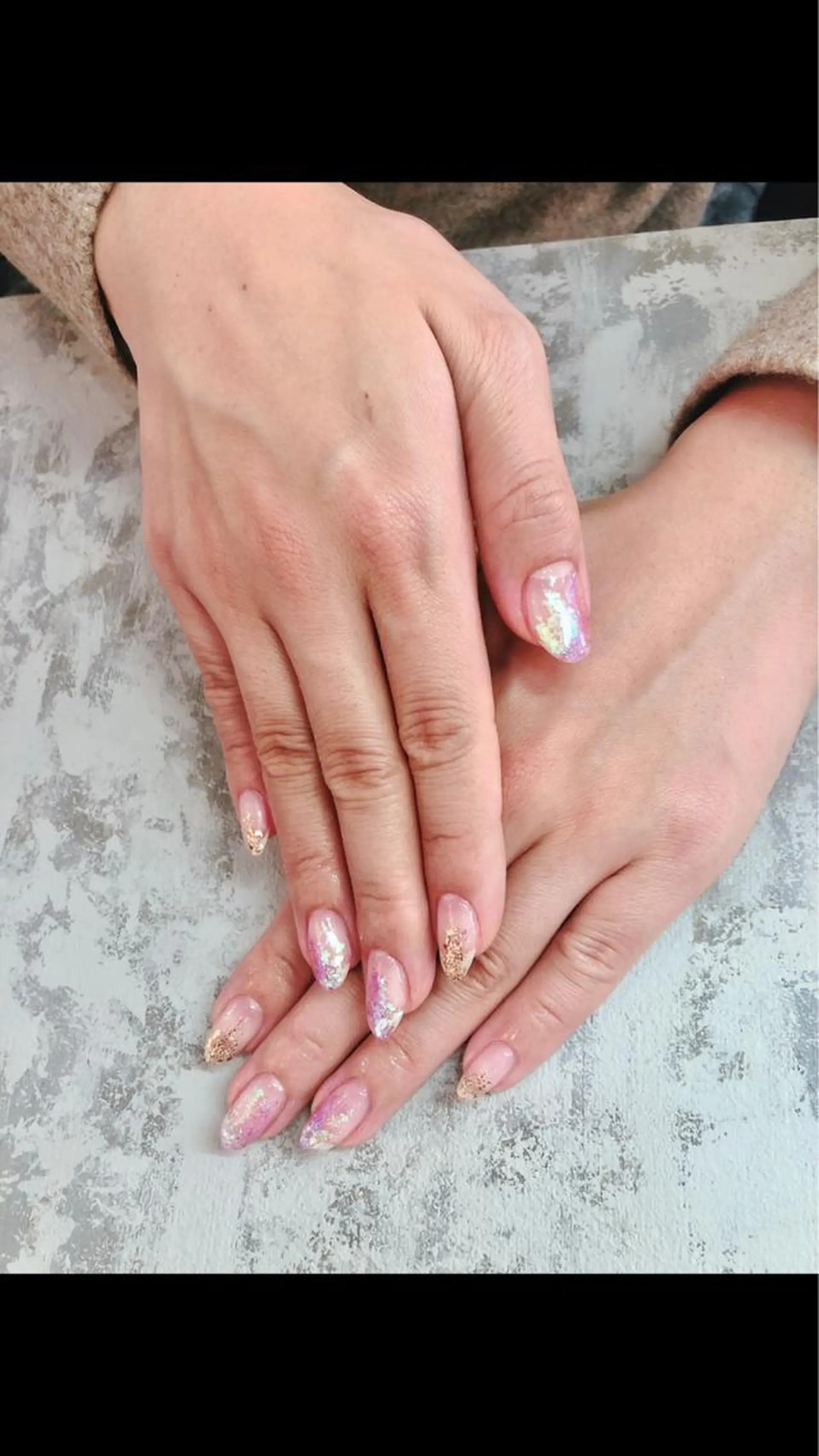 ネイル オーロラネイル ♾nail 恵美のマツエク・マツパデザイン