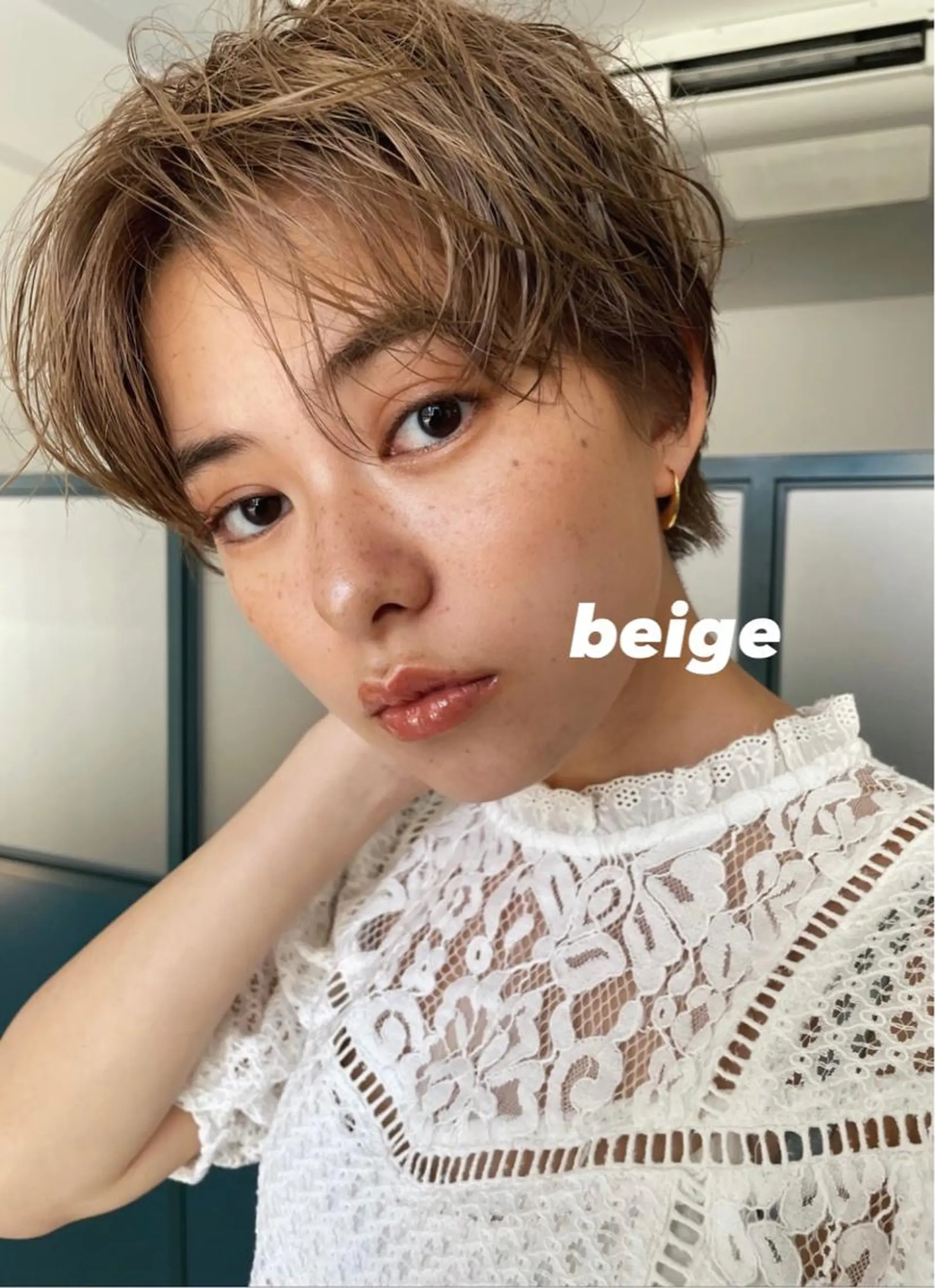 ショート カラー ヘアアレンジ Miku /ブリーチ/ボブのヘアスタイル