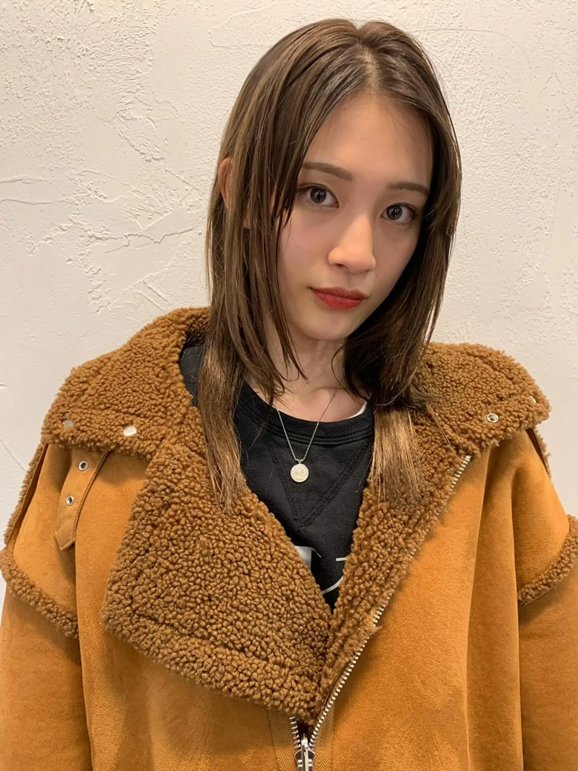 ミディアム 小顔レイヤー×コンパ クトボブ/林隆平のヘアスタイル