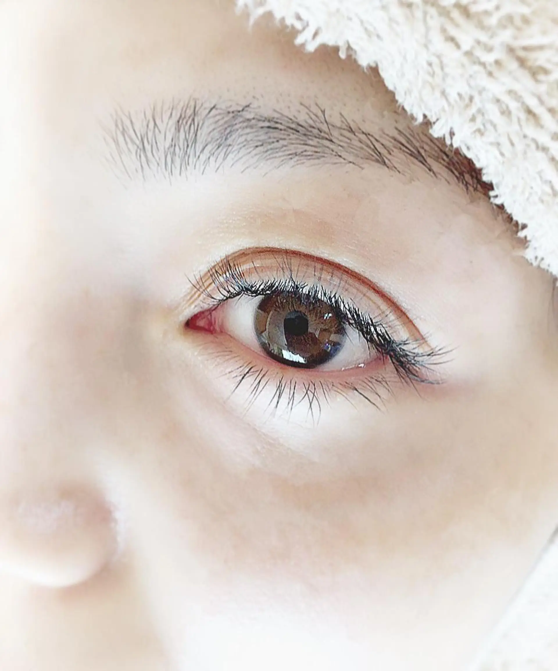 マツエク・マツパ 目尻長め ナチュラル 糸賀 史織のマツエク・マツパデザイン