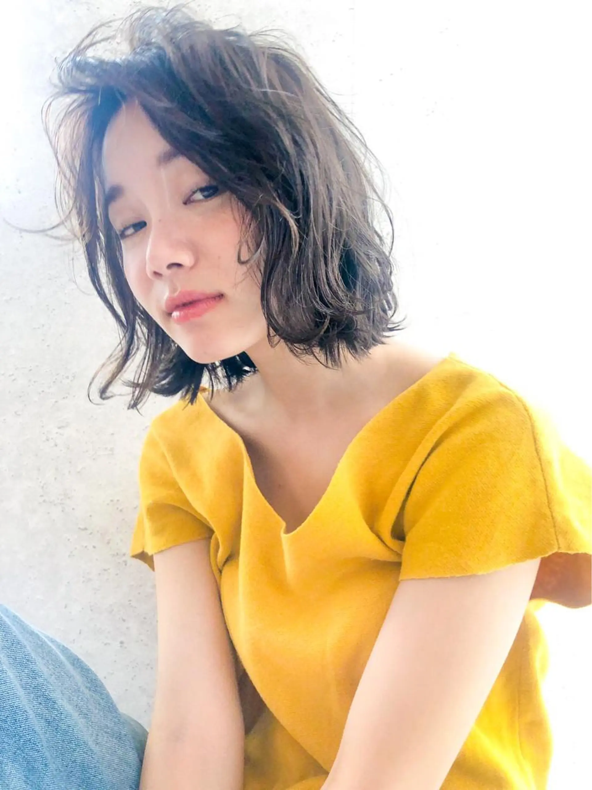 ミディアム カラー ☕️ベージュカラー 内藤光哉☕️のヘアスタイル