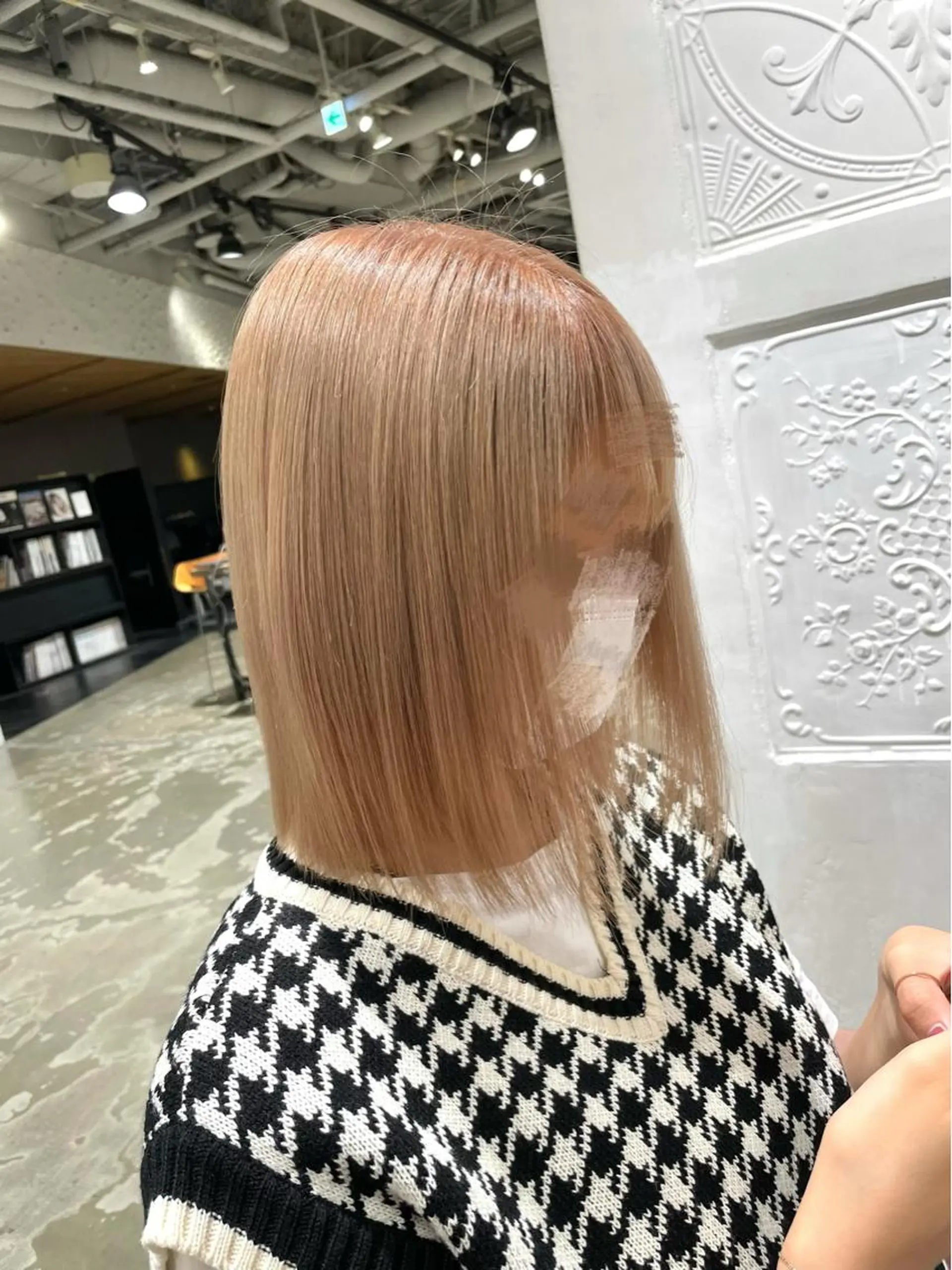 ミディアム カラー ヘアアレンジ ネイル マツエク・マツパ 【柔らか透明感✨/ 似合せ前髪】大石葉月のヘアスタイル