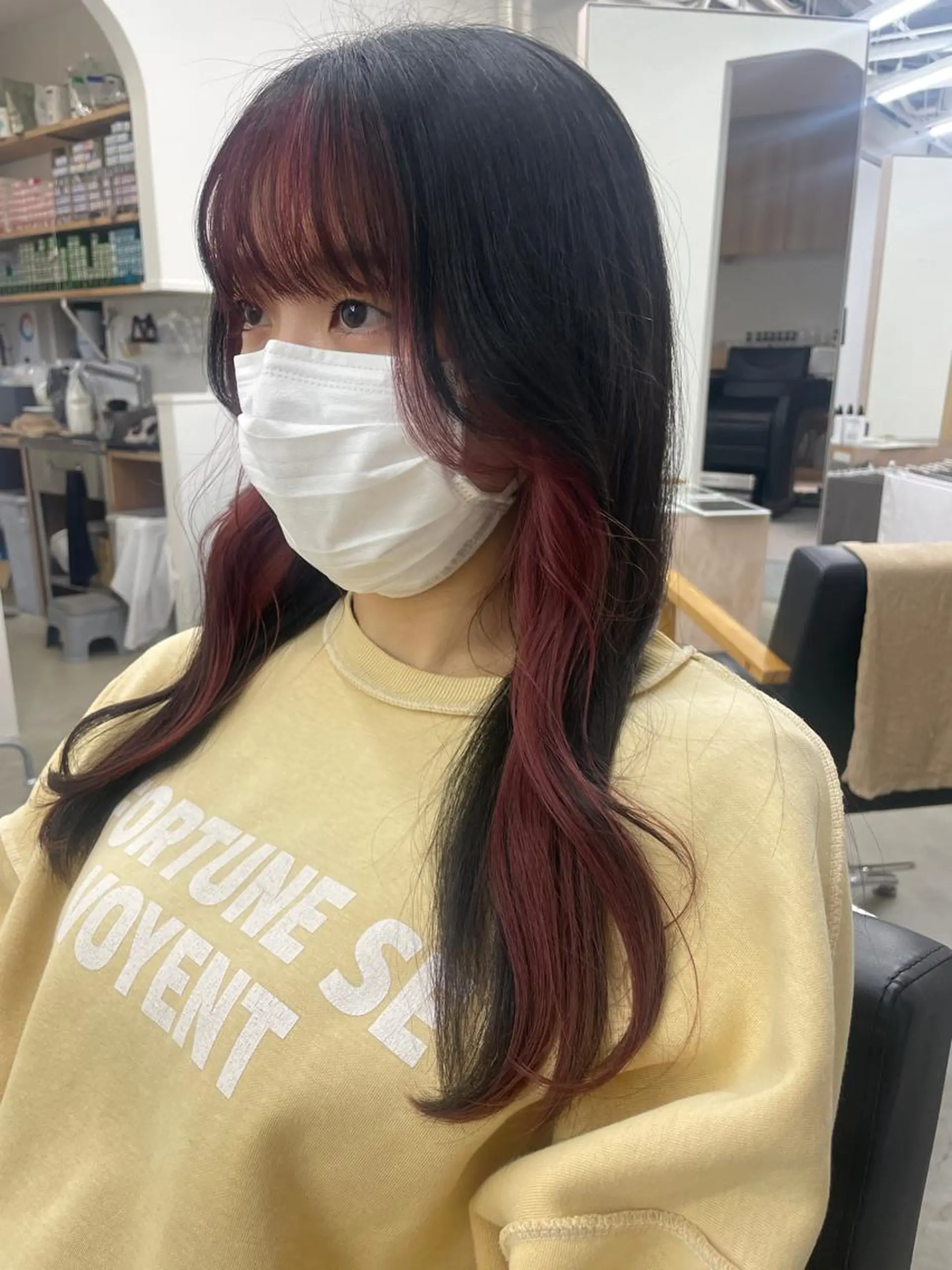 ロング カラー kana/ ブリーチ/暖色のヘアスタイル