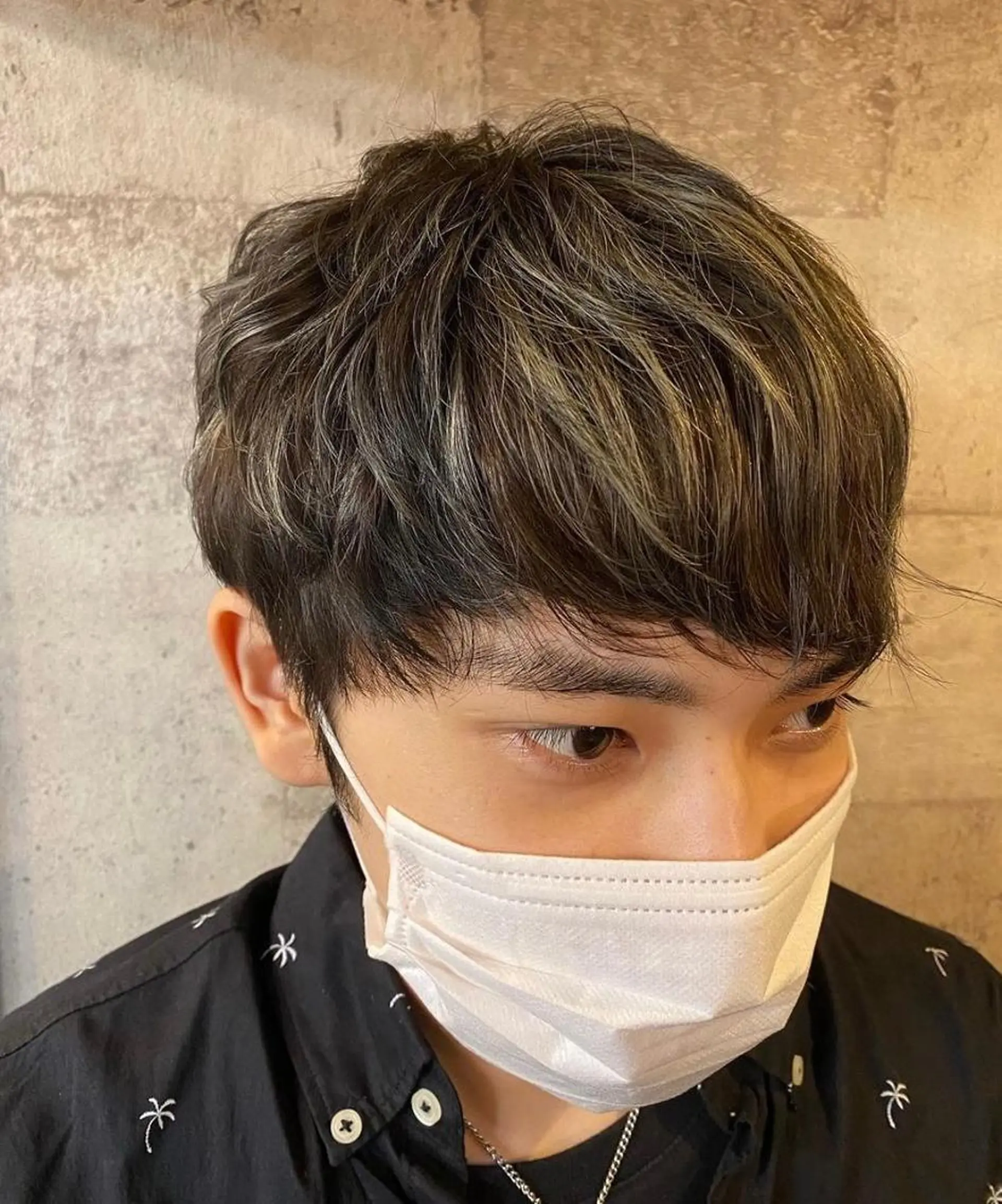 ショート カラー メンズ ヘアカラー Crescere所属・小島 凜のヘアスタイル