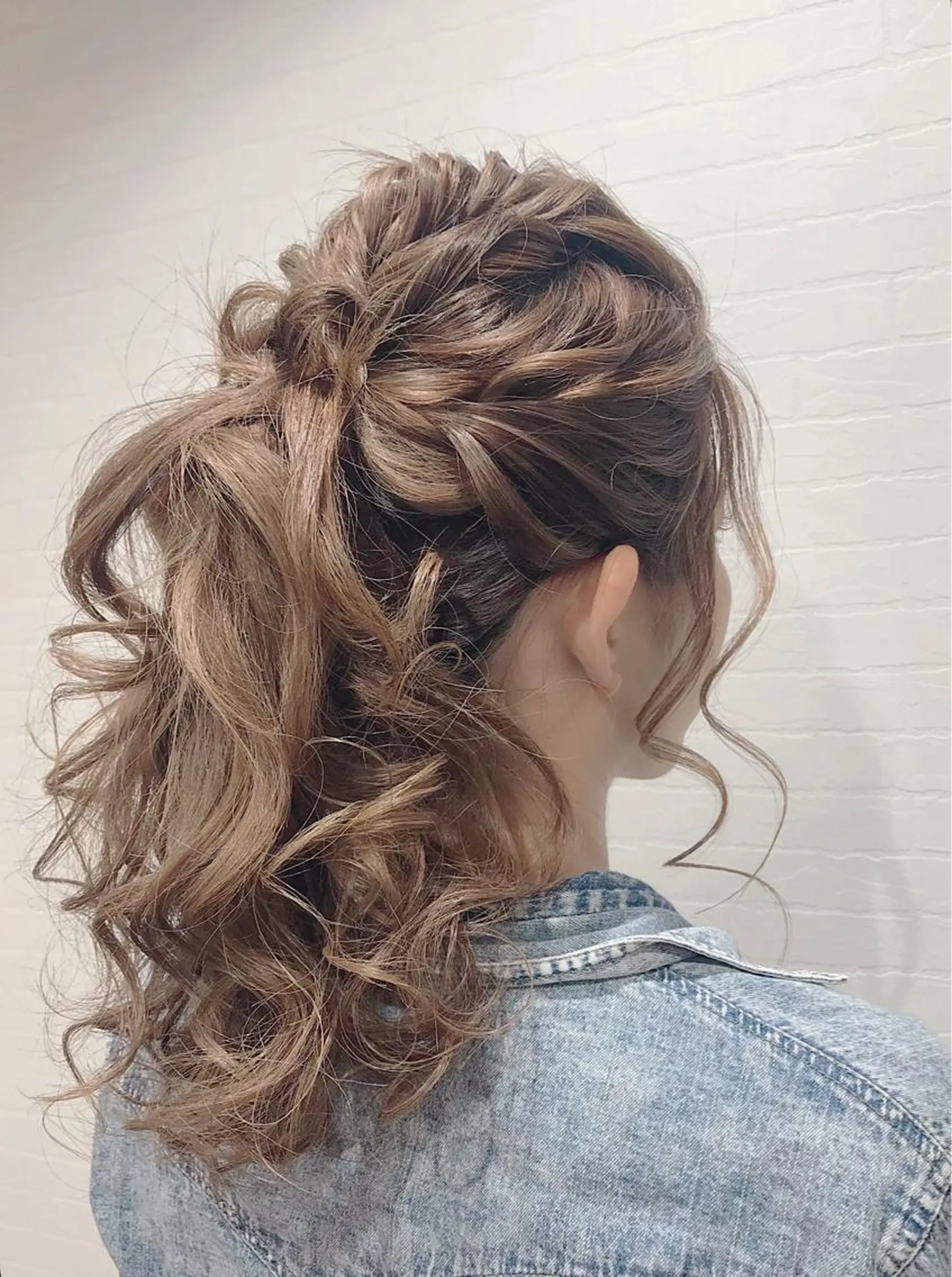 セミロング ヘアアレンジ ヘアセット GRANLUSSO 〜グランルッソ駅前店所属・木口 嘉美のヘアスタイル