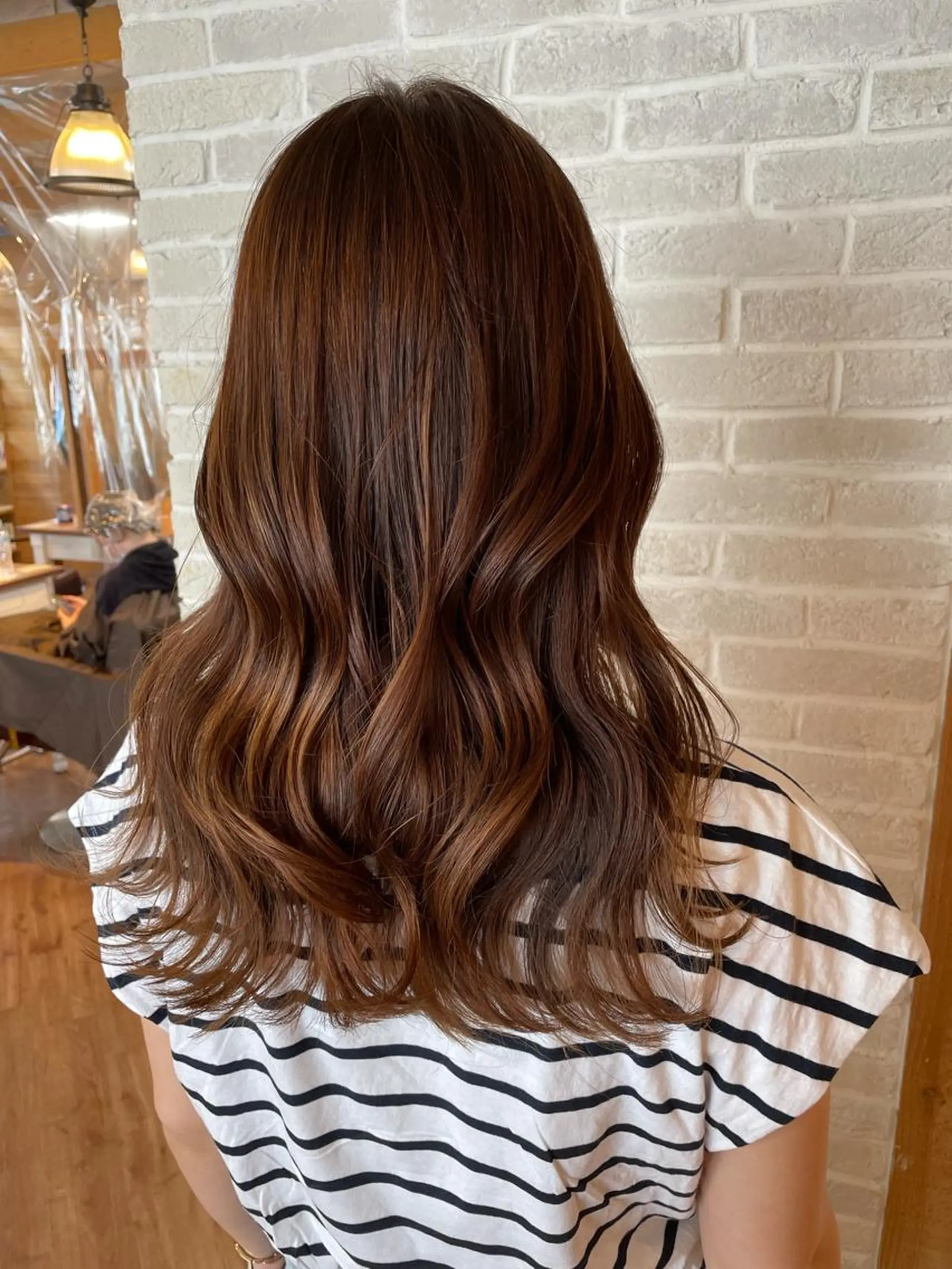 セミロング little×PORTO三宮所属・🧡/艶髪/桑原 拓也/ショート/🧡のヘアスタイル