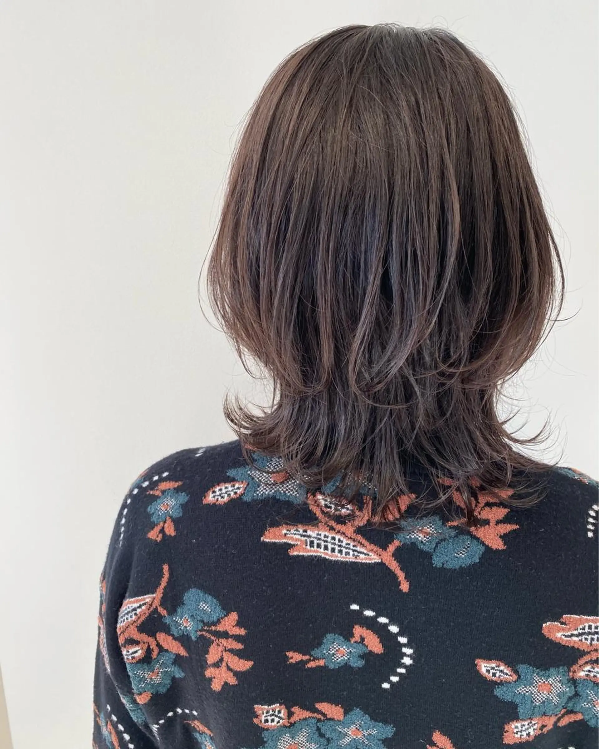 セミロング カット ヘアカラー トリートメント MYRTLE TSUNODAのヘアスタイル