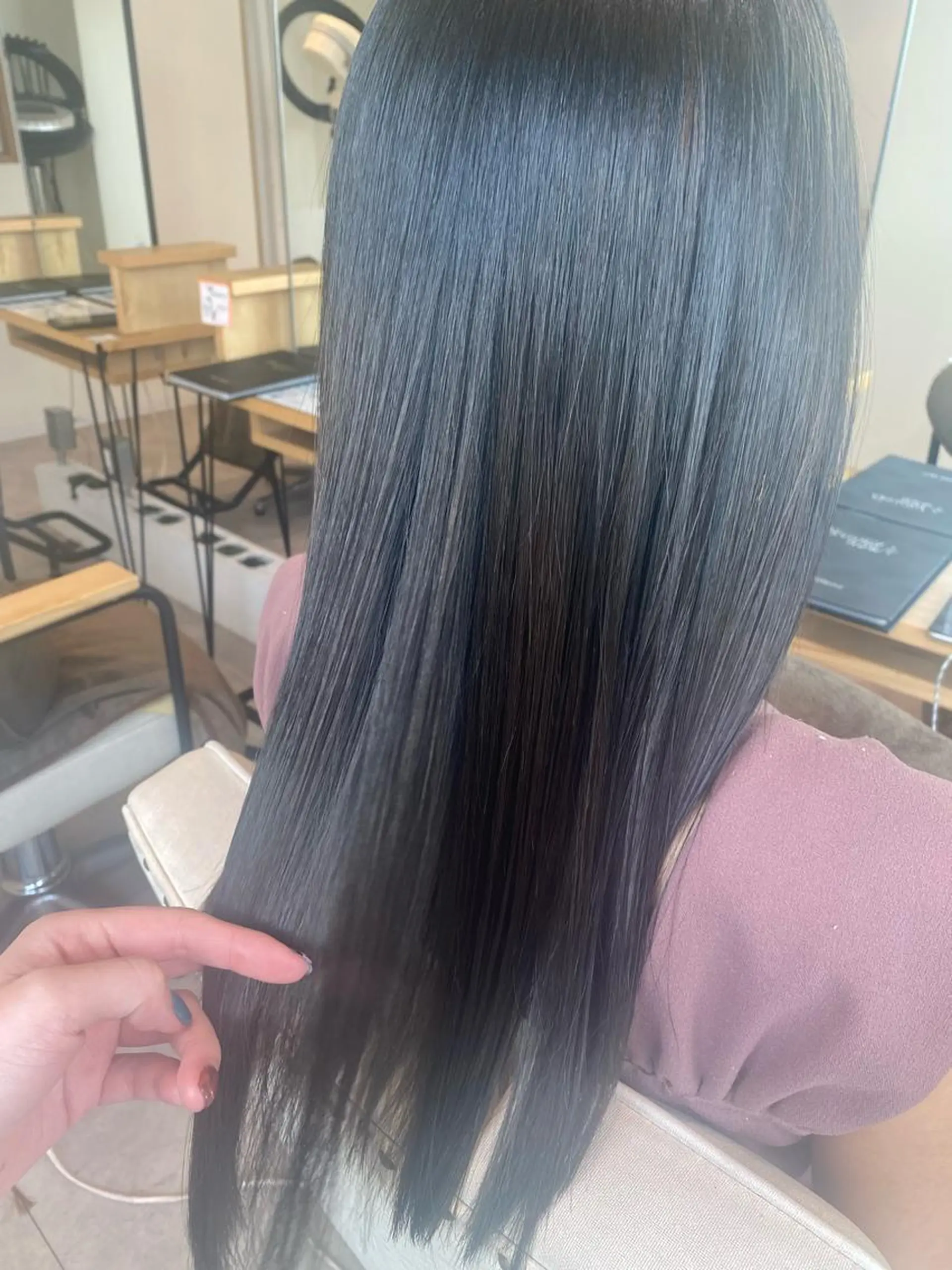 ロング トリートメント 南上 野々佳のヘアスタイル