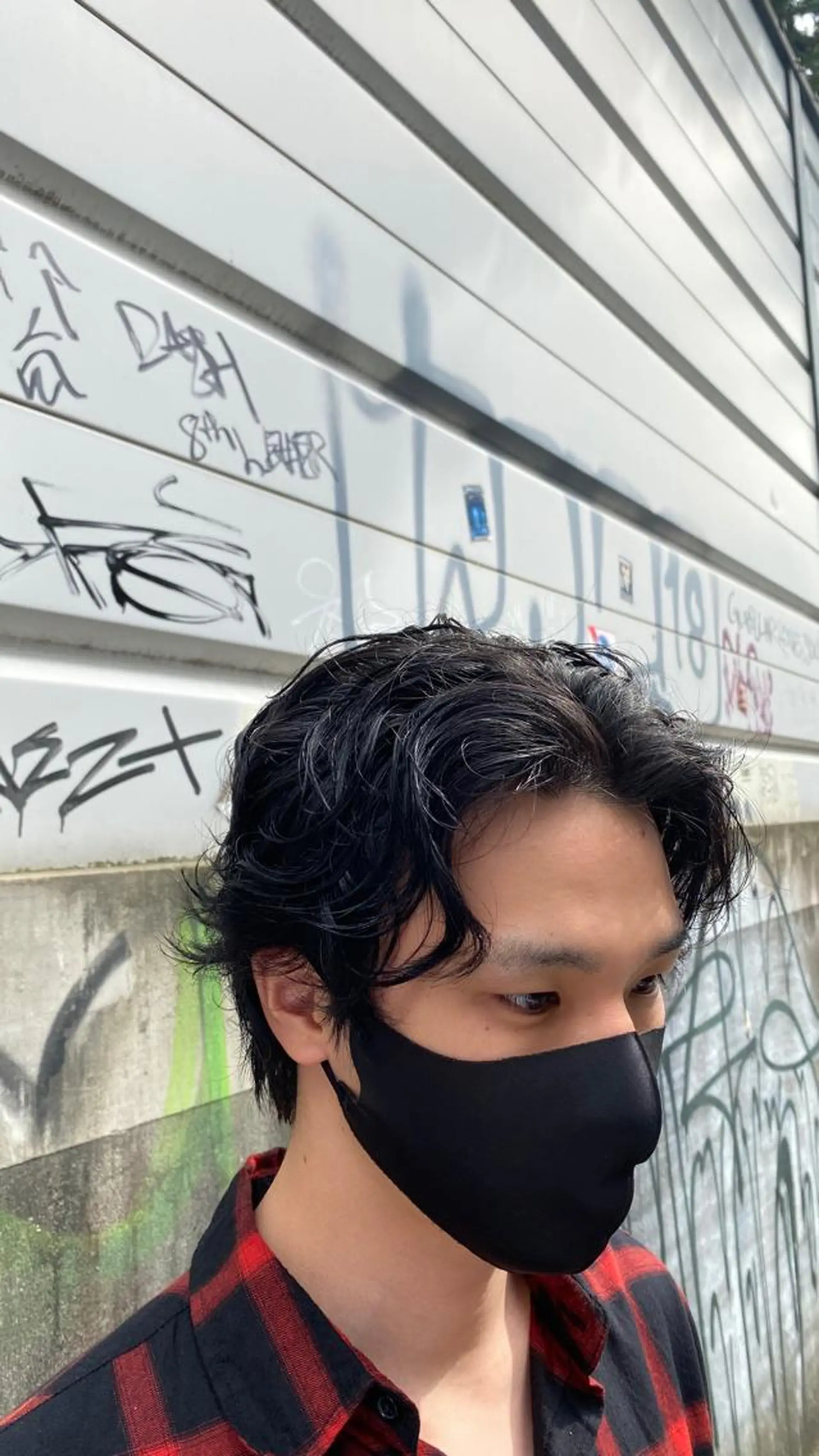 パーマ メンズ カット パーマ ヘアセット メンズブリーチカラー /パーマ ごーた立川のヘアスタイル