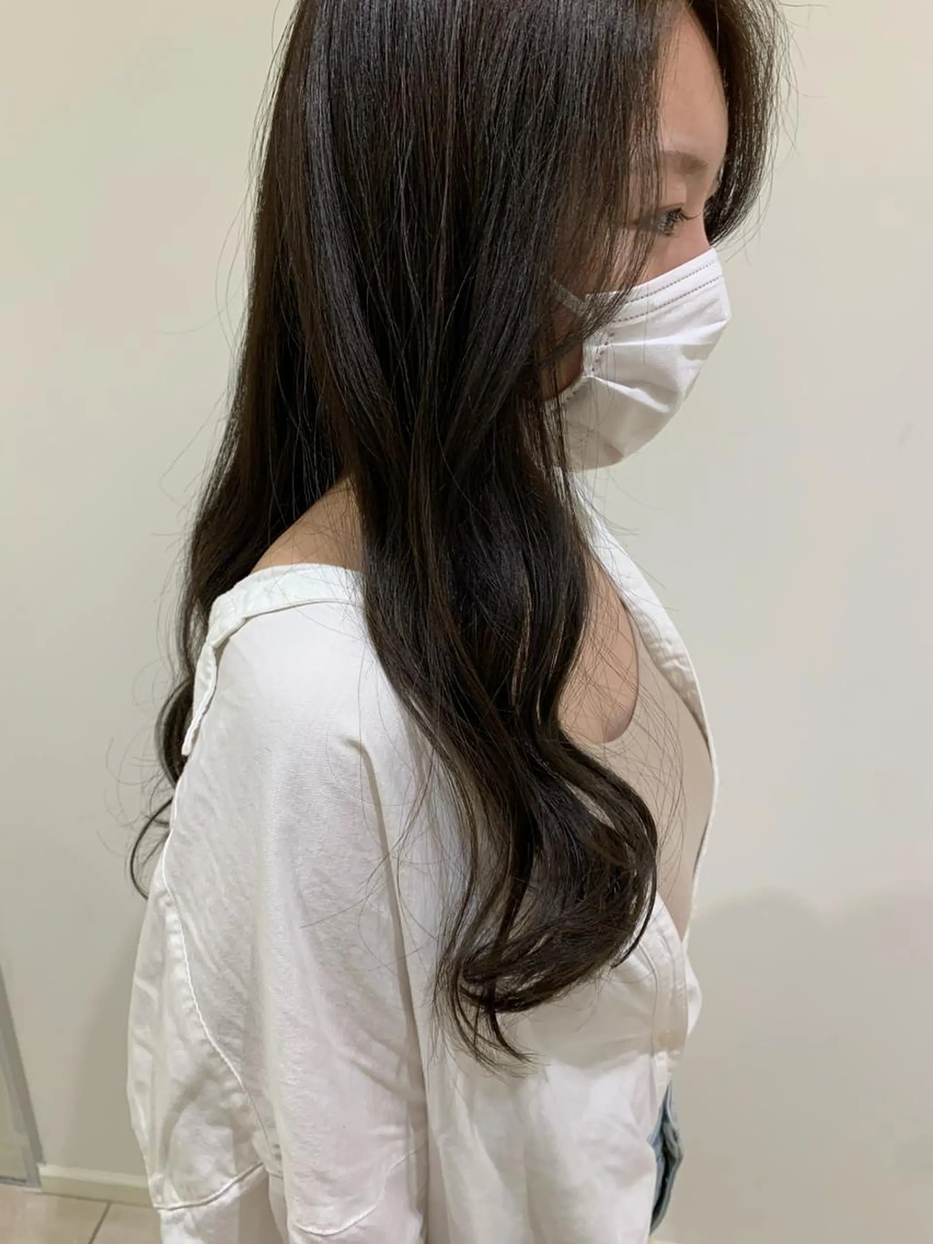 ロング カラー 透明感カラー レイヤーカット 似合わせカット 小顔カット 💎K-two名古屋 安田ちづる💎のヘアスタイル
