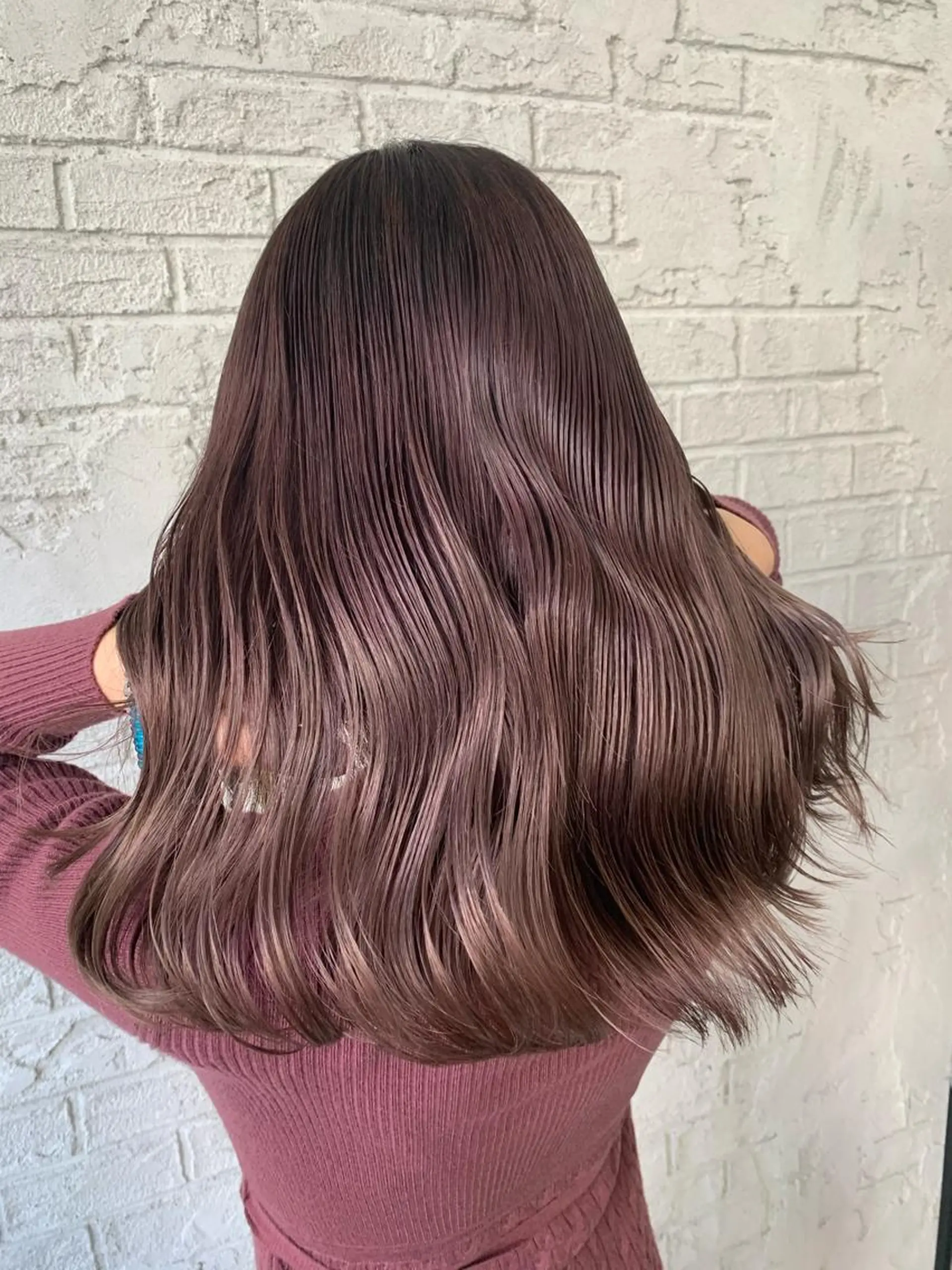 セミロング 🇺🇸ハイライト特 化美容師🇺🇸漆沢のヘアスタイル