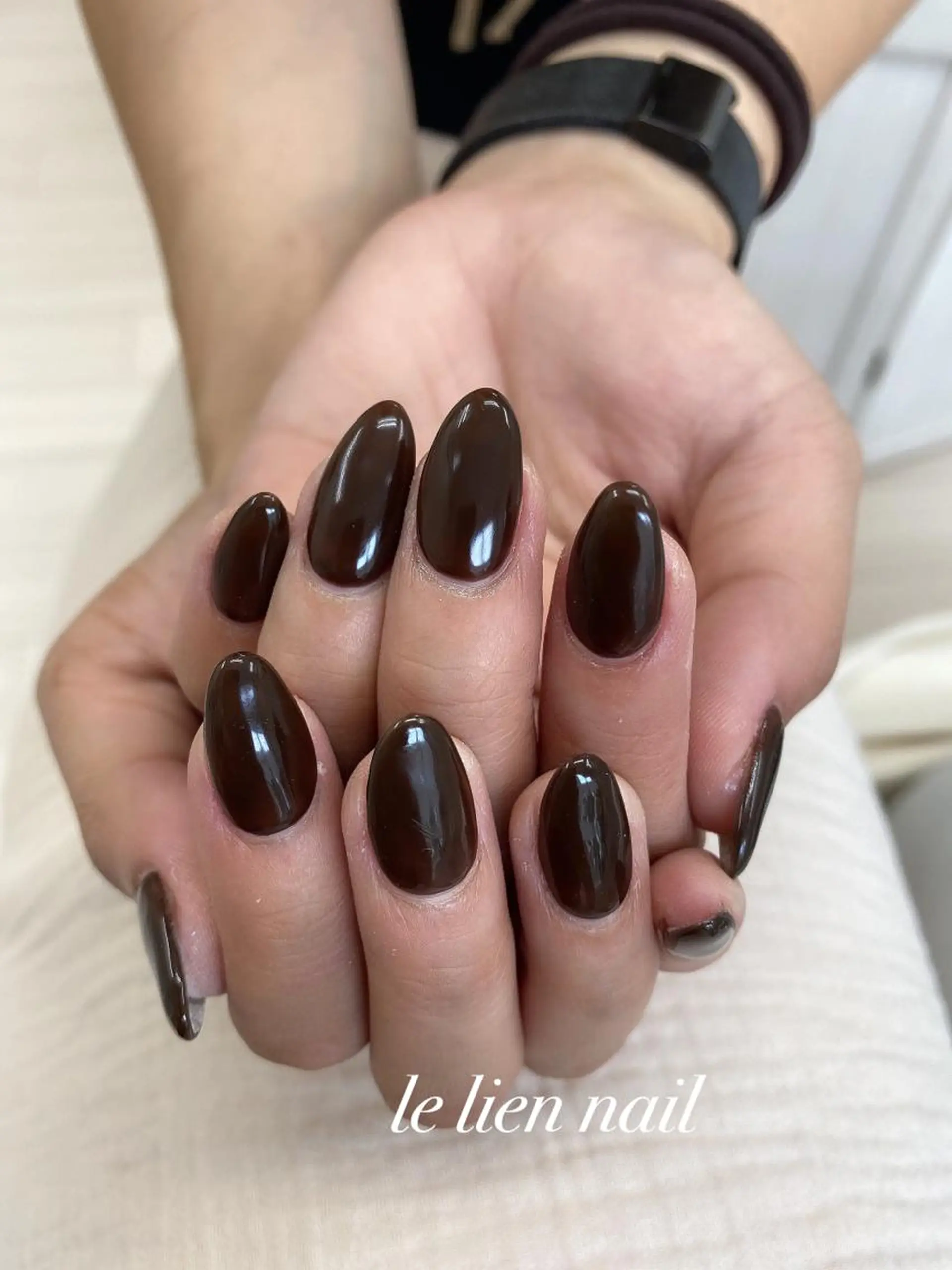 ネイル ワンカラーネイル le lien nailのネイルデザイン