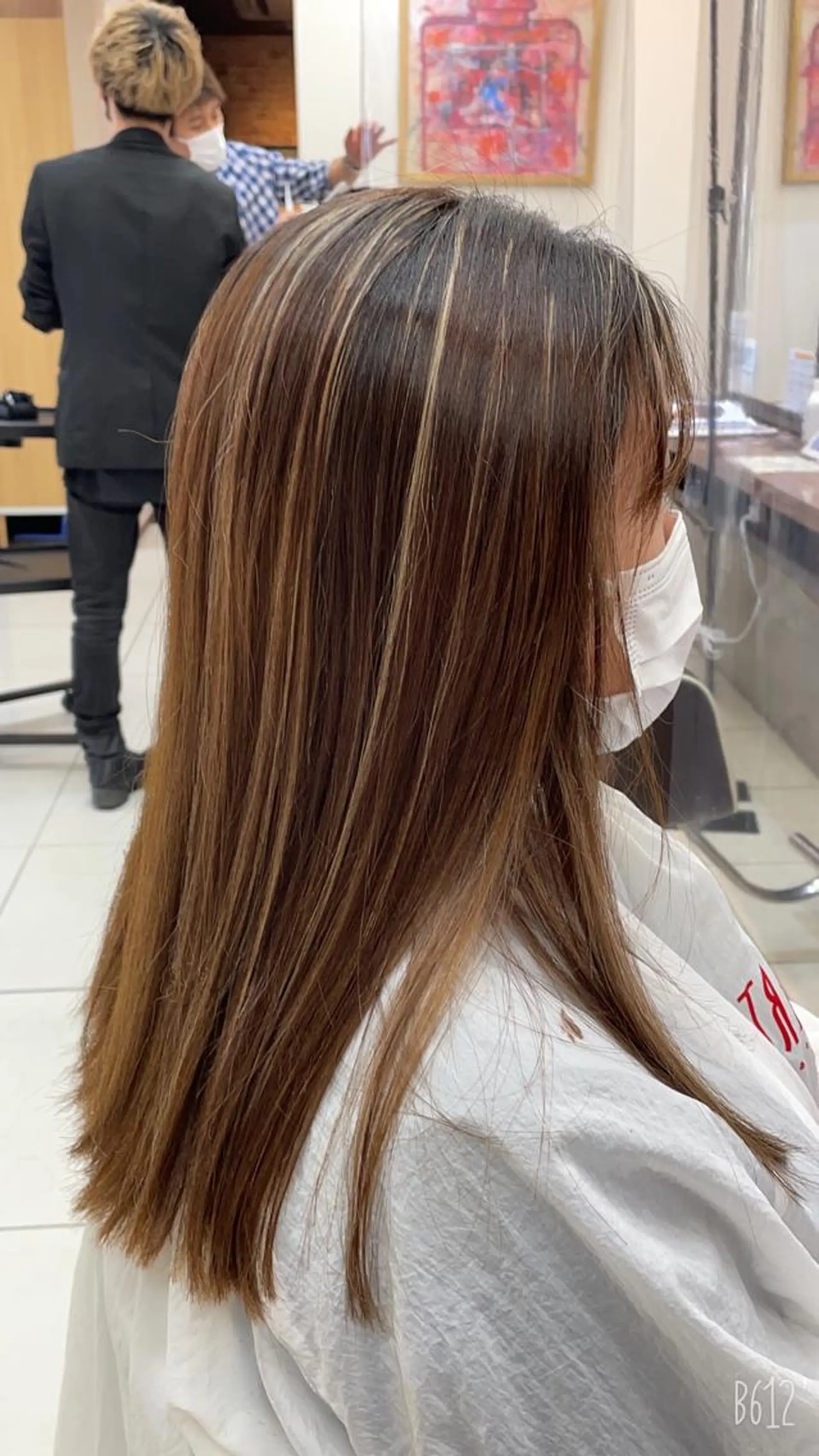 ロング ヘアカラー EARTH池田 一之のヘアスタイル