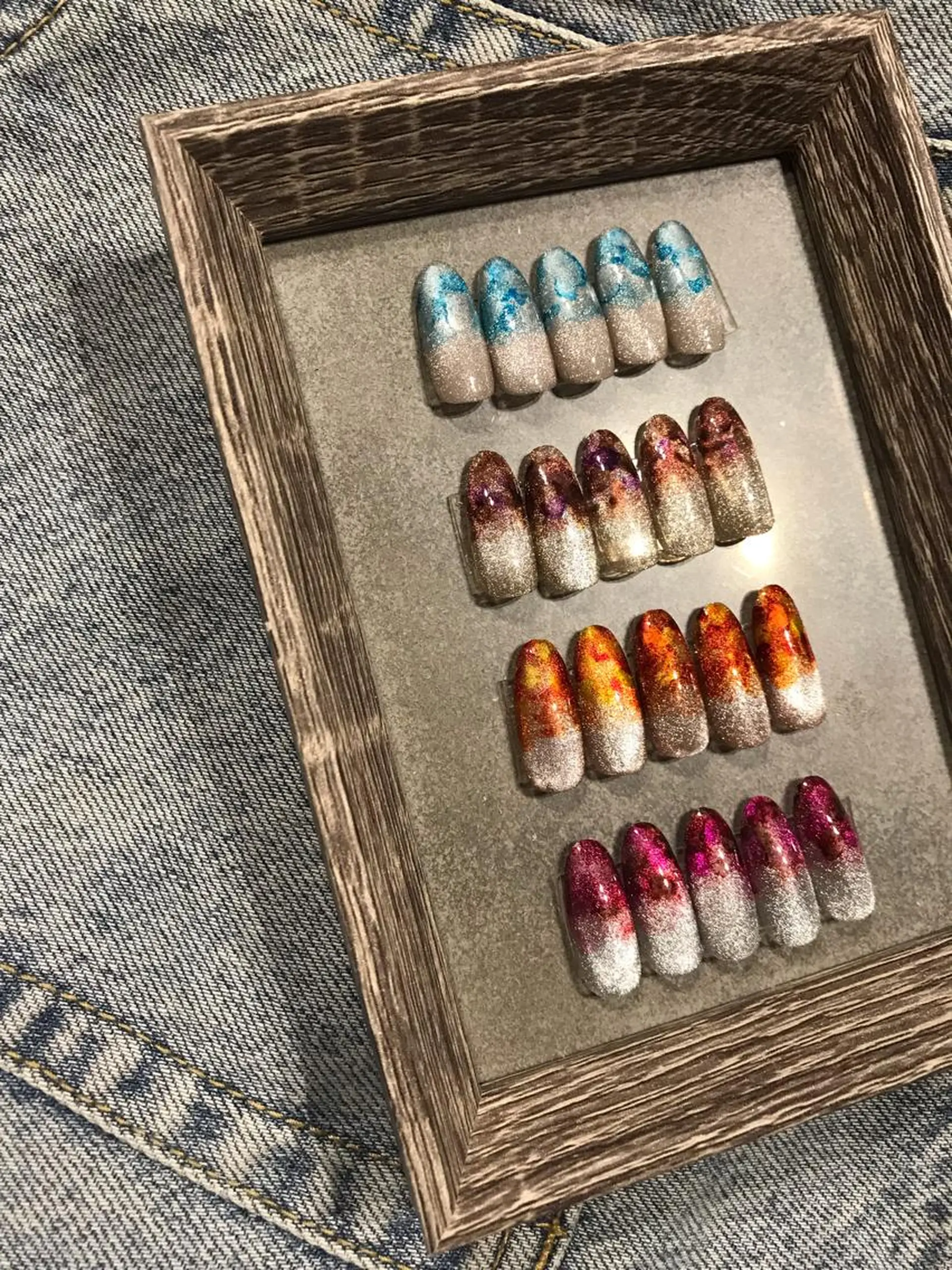 ネイル マグネットネイル ニュアンスネイル Kimura Yukoのネイルデザイン