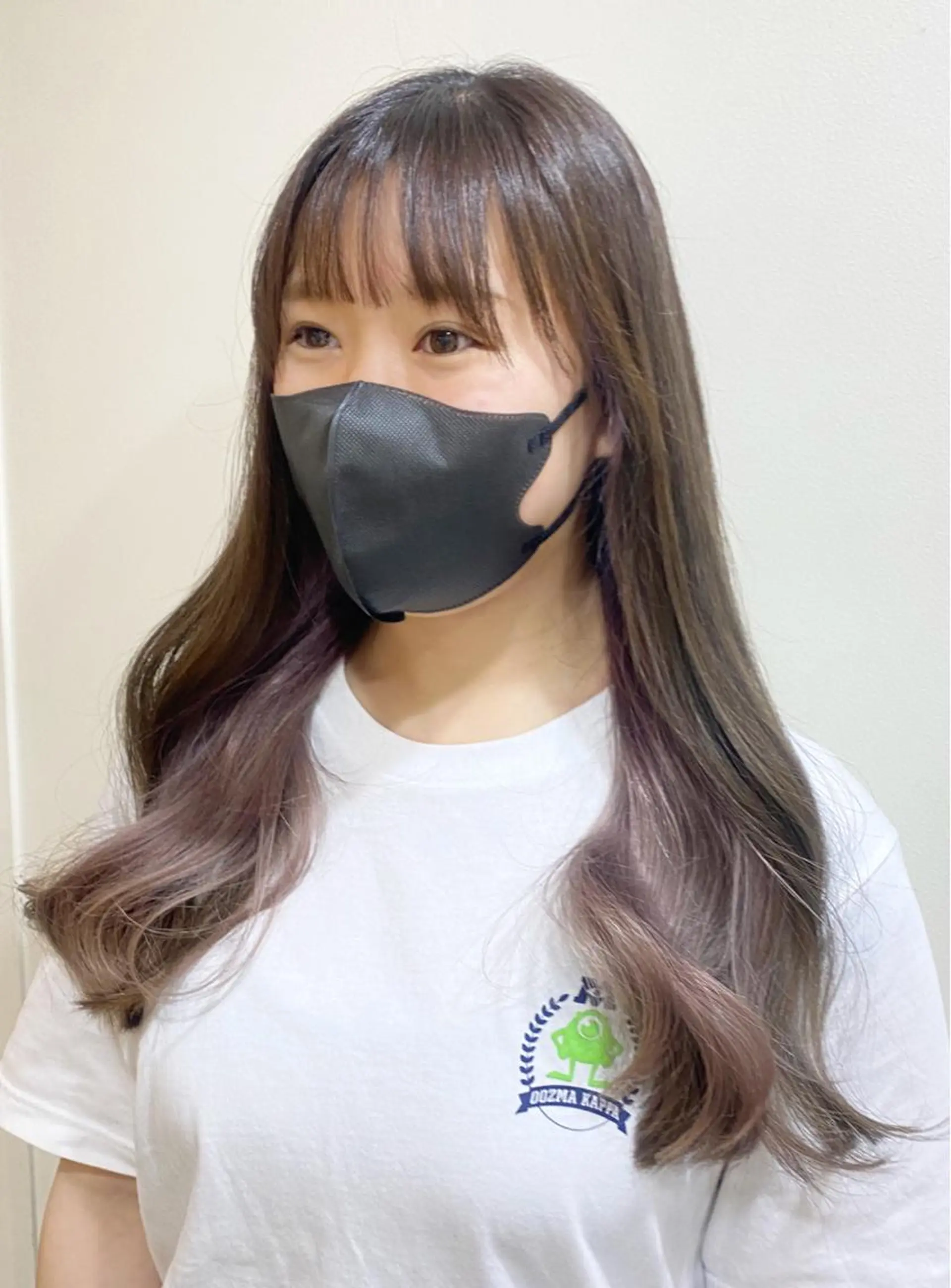 ロング カット ヘアカラー トリートメント salowin渋谷kitaya park前所属・RIKA韓国ヘア/く びれヘア/上品カラーのヘアスタイル