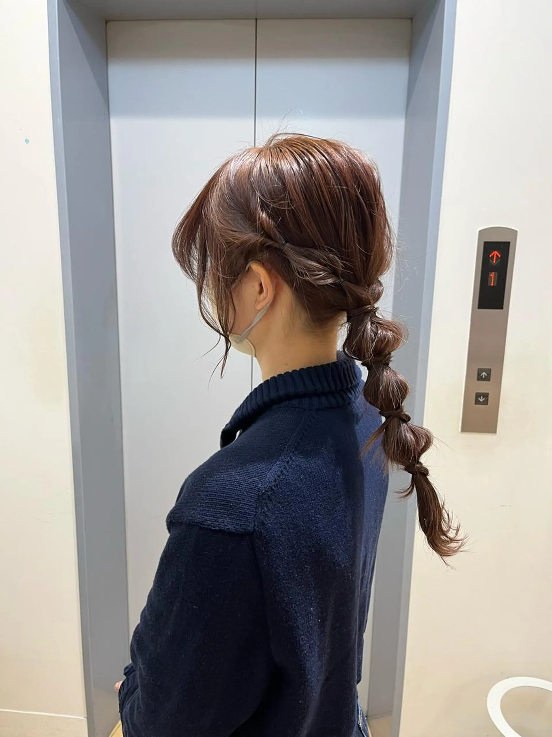 セミロング カラー ベージュカラー ブリーチ ブラウンカラー ブラウンベージュ ブリーチなしカラー 💠つたふうか/ 韓国/メンズヘア💠のヘアスタイル