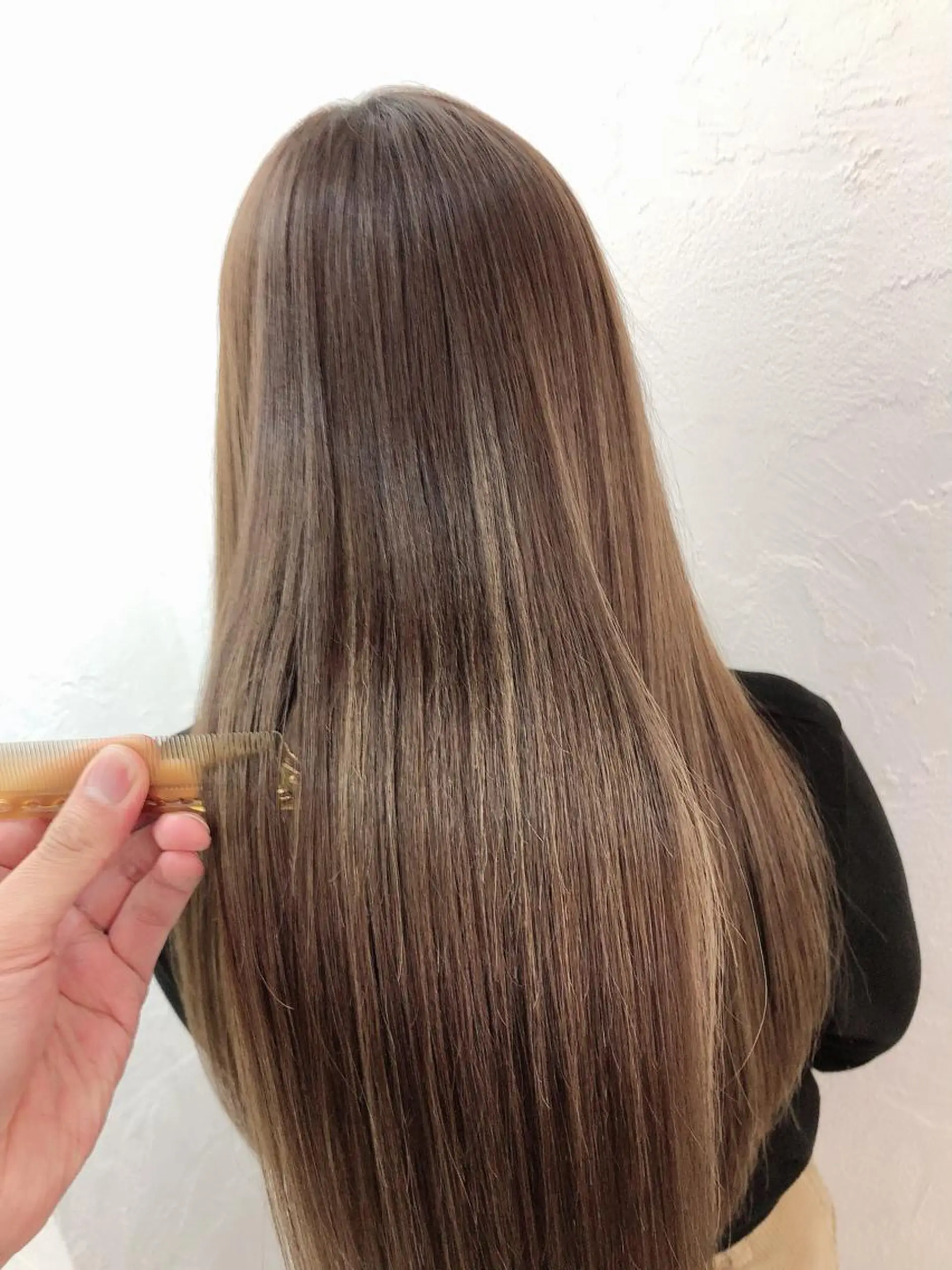 ロング カラー パーマ ヘアアレンジ 髪質改善専門店 エイジングケアのヘアスタイル