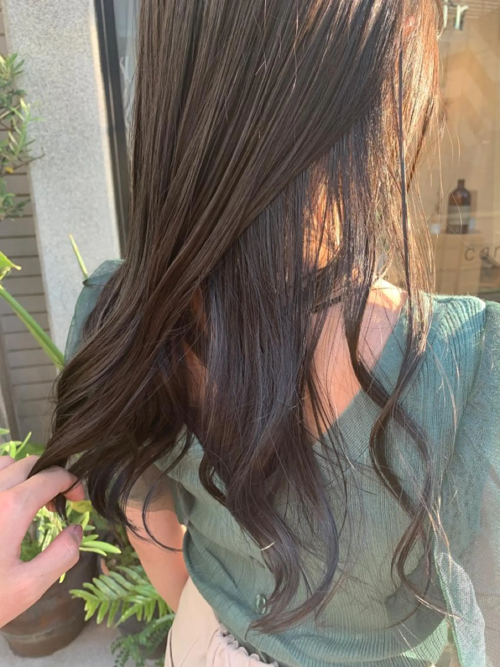 ロング ヘアカラー トリートメント 艶髪color💎髪 質改善ストレート大吉のヘアスタイル