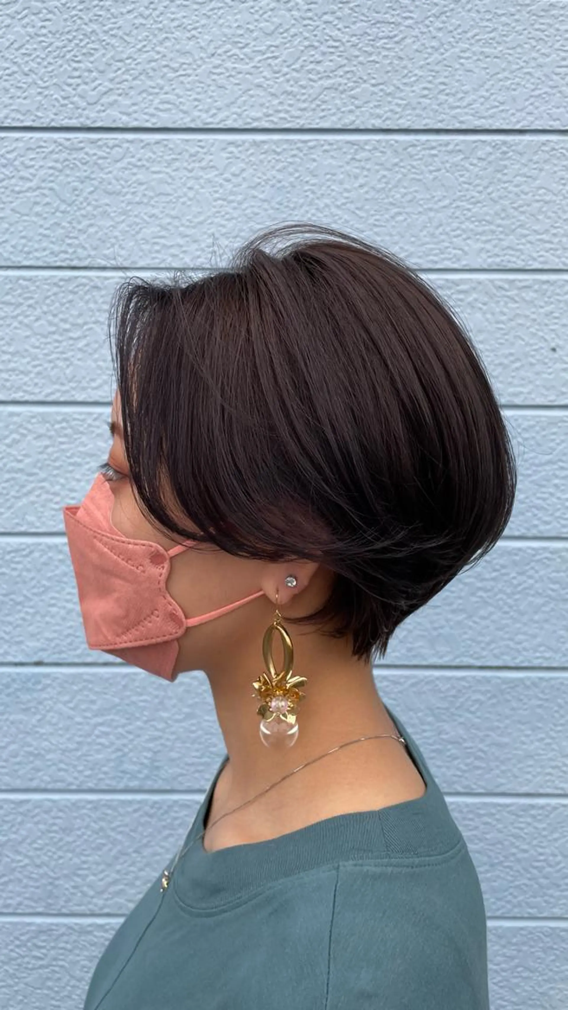 ショート カラー 美容室るーじゅ所属・美容室 るーじゅ/しいの木台のマツエク・マツパデザイン