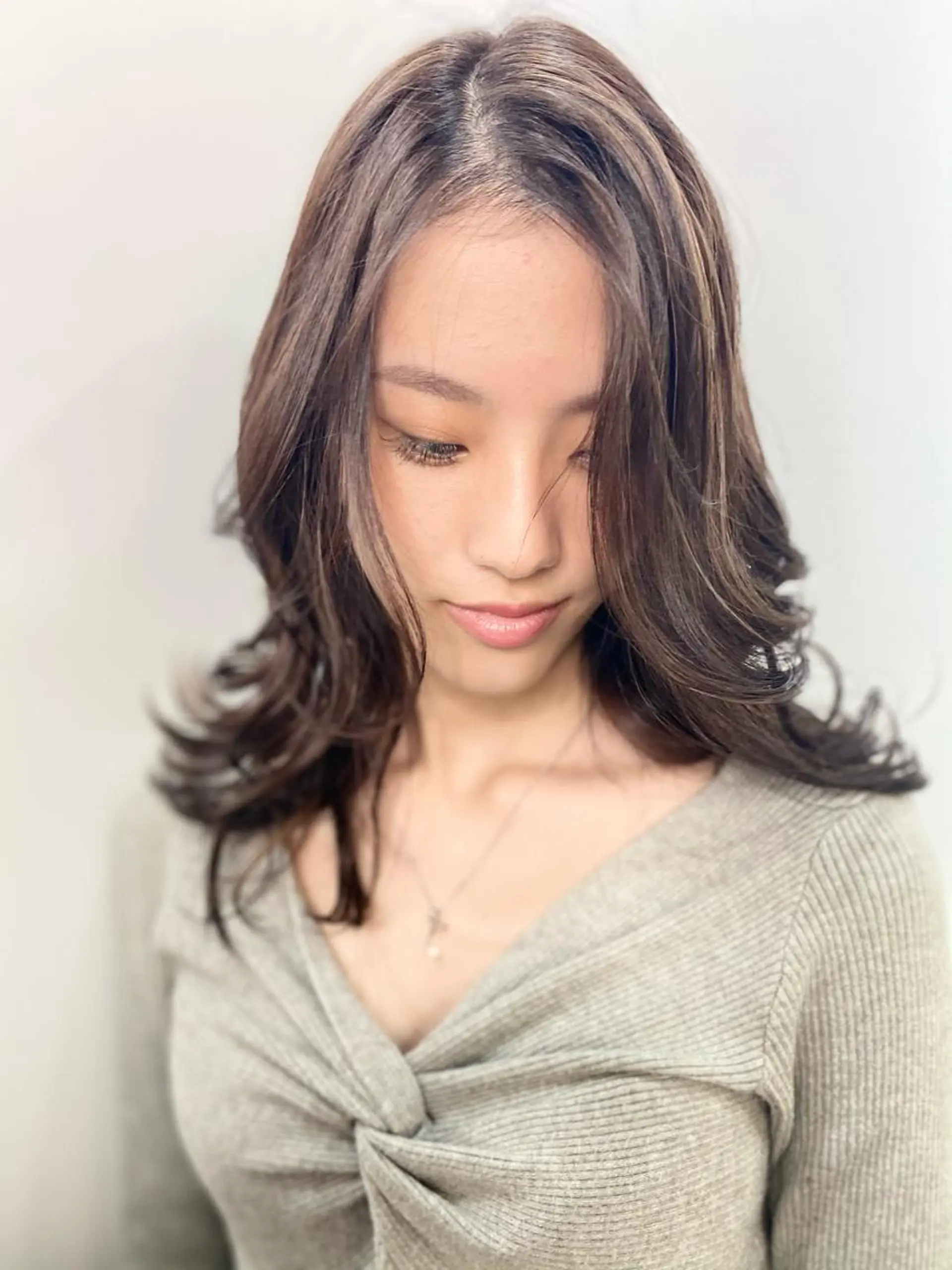 ロング opus 店長大和 レイヤー/赤み消しのヘアスタイル