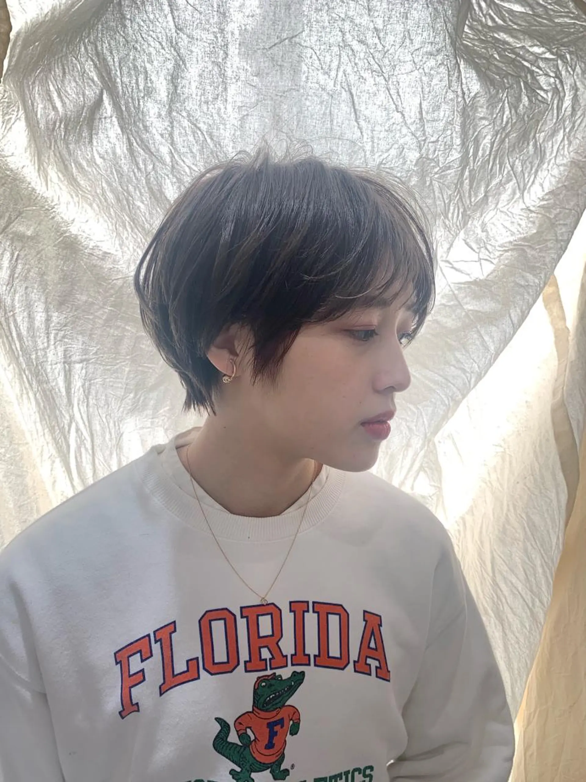 ショート ハイライト 髪質改善 ショートヘア カット ヘアカラー トリートメント loka所属・山本 晶大のヘアスタイル