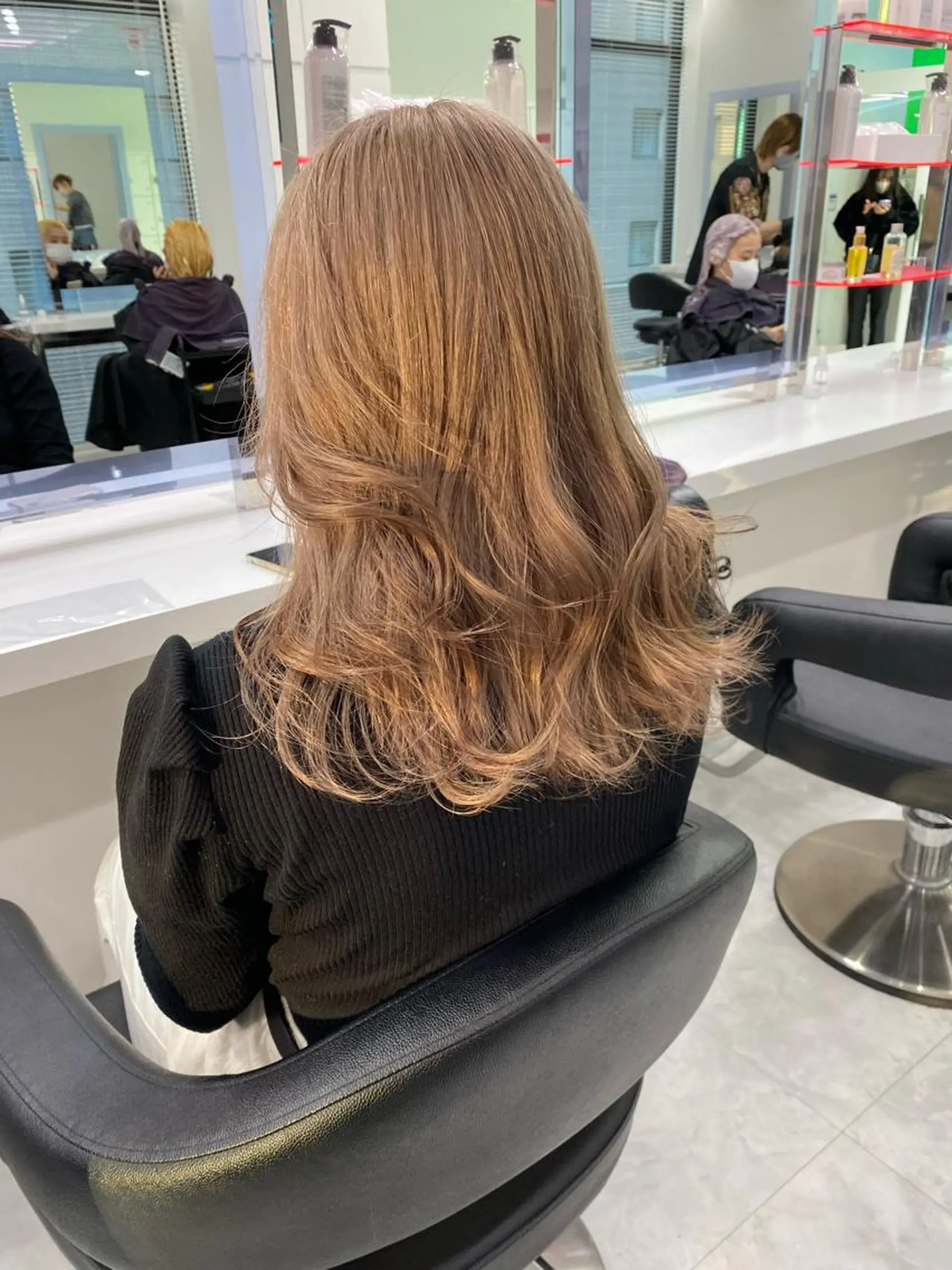 セミロング ヘアカラー トリートメント 韓流メンズカット パーマ/KOTAのヘアスタイル