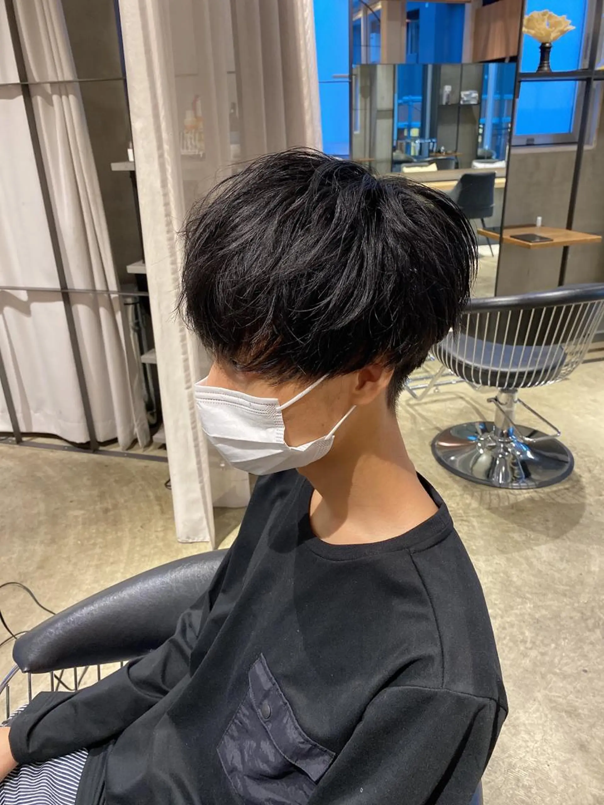 メンズ マッシュ 石川 雄麻のヘアスタイル