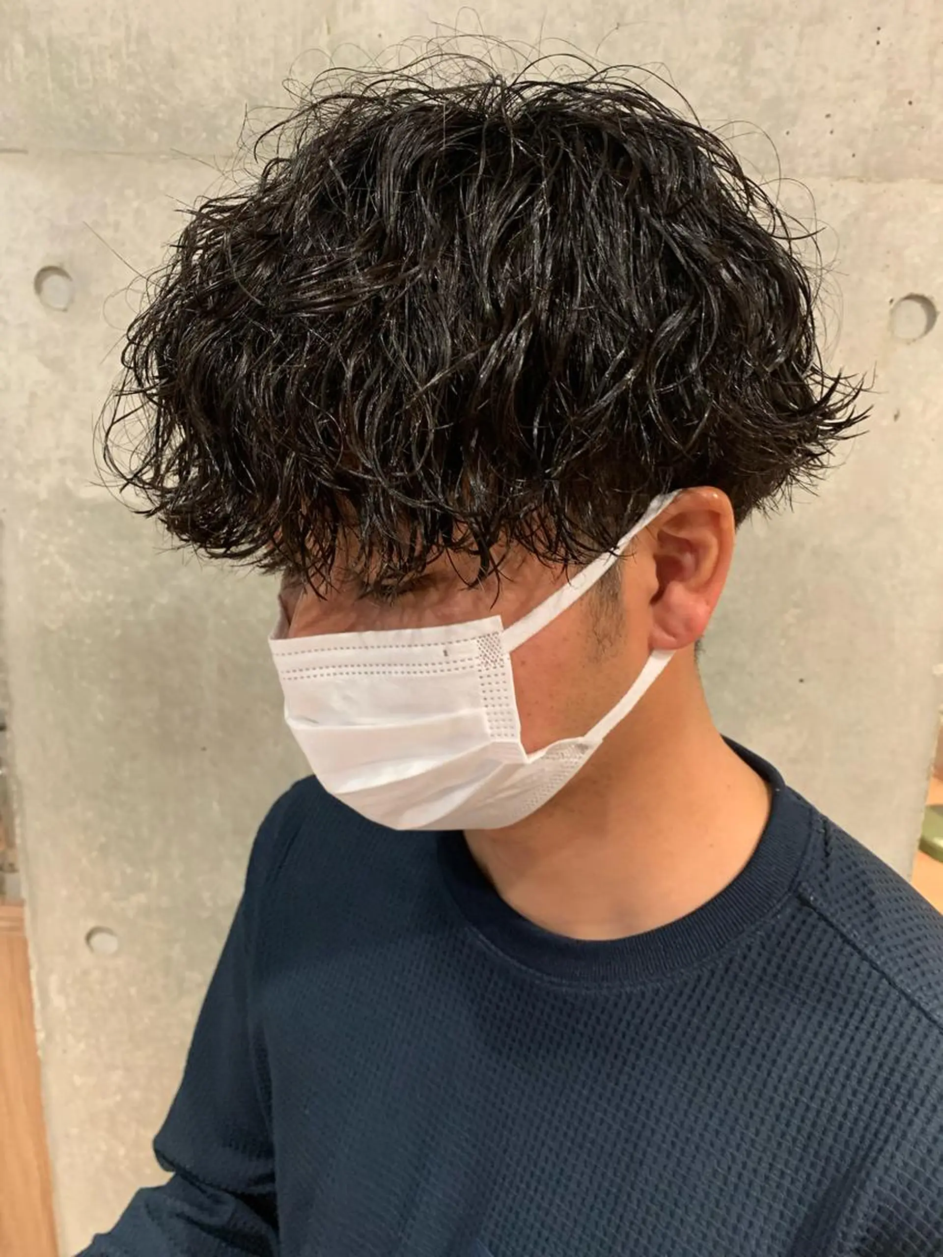 メンズ 波巻きパーマ カット パーマ Produce with SALON VILLAGE所属・メッシュパーマ職人/ 窪田 優也/ツイスパのヘアスタイル