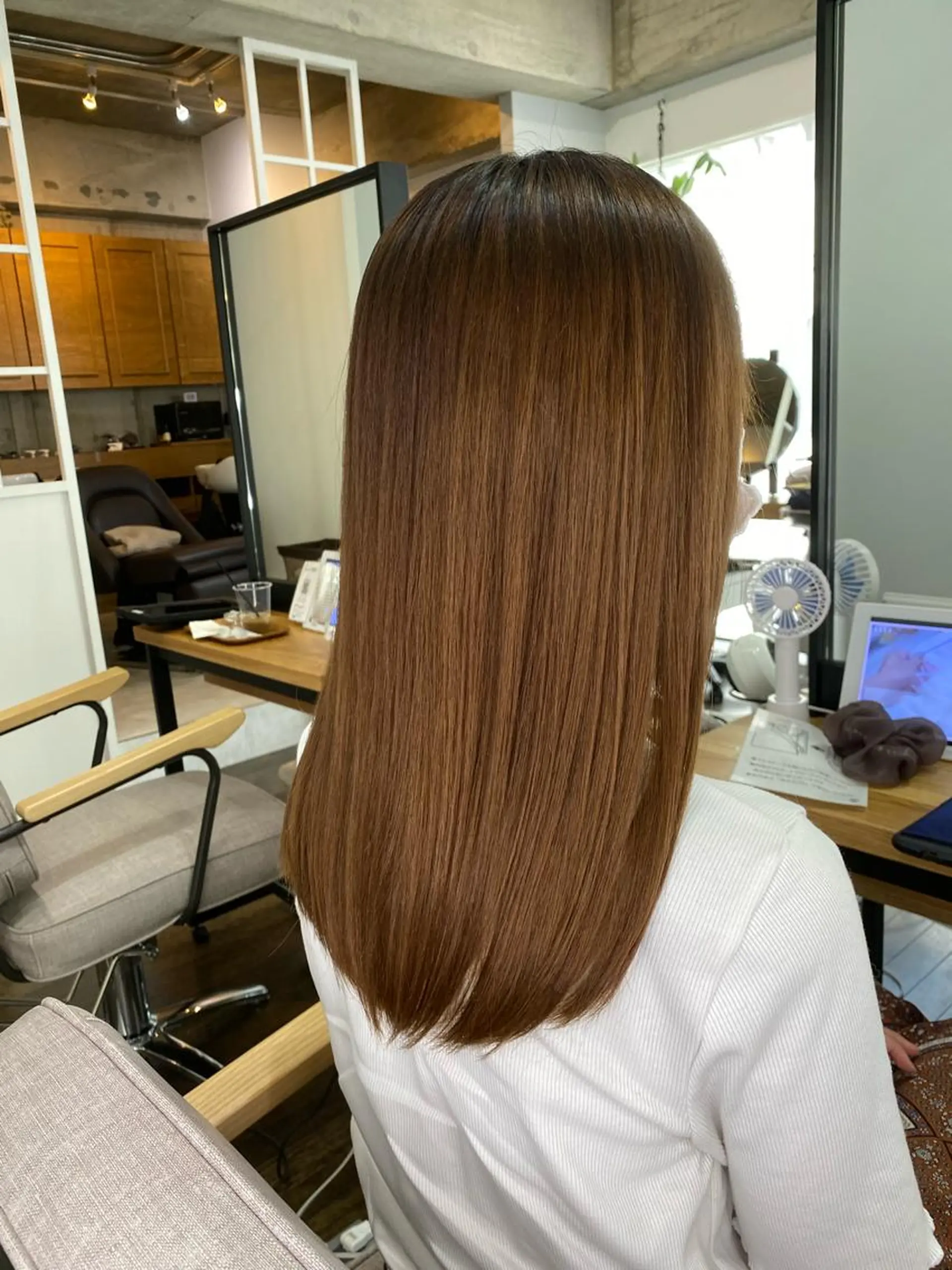 セミロング パーマ セミロングパーマ 酸性ストレート ストレートパーマ 縮毛矯正 トリートメント 統括マネージャー/ 髪のドクター/前原悟のヘアスタイル