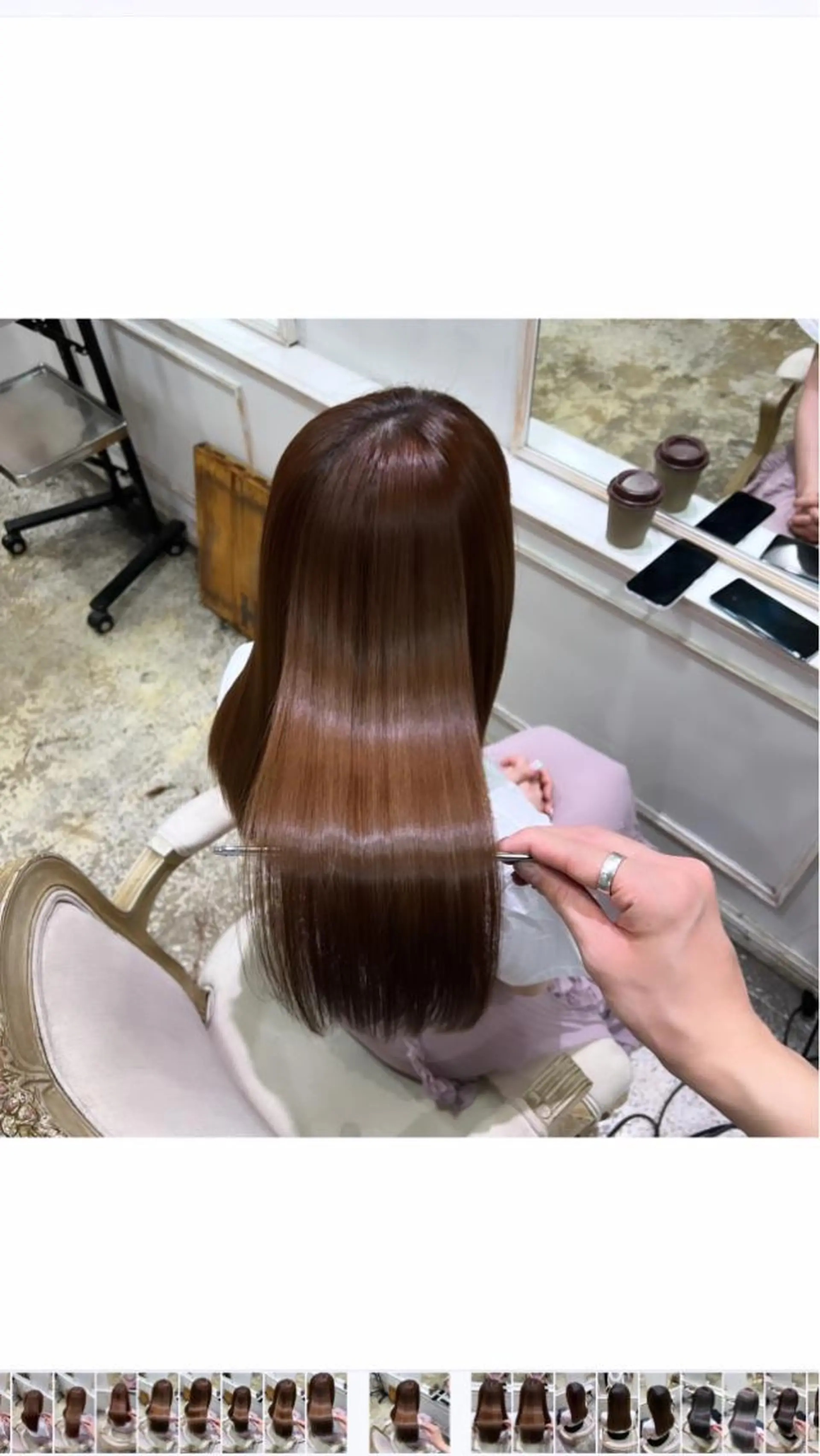 ロング カラー Siesta所属・📣髪質改善縮毛矯正 特化美容師｜庭田📣のヘアスタイル