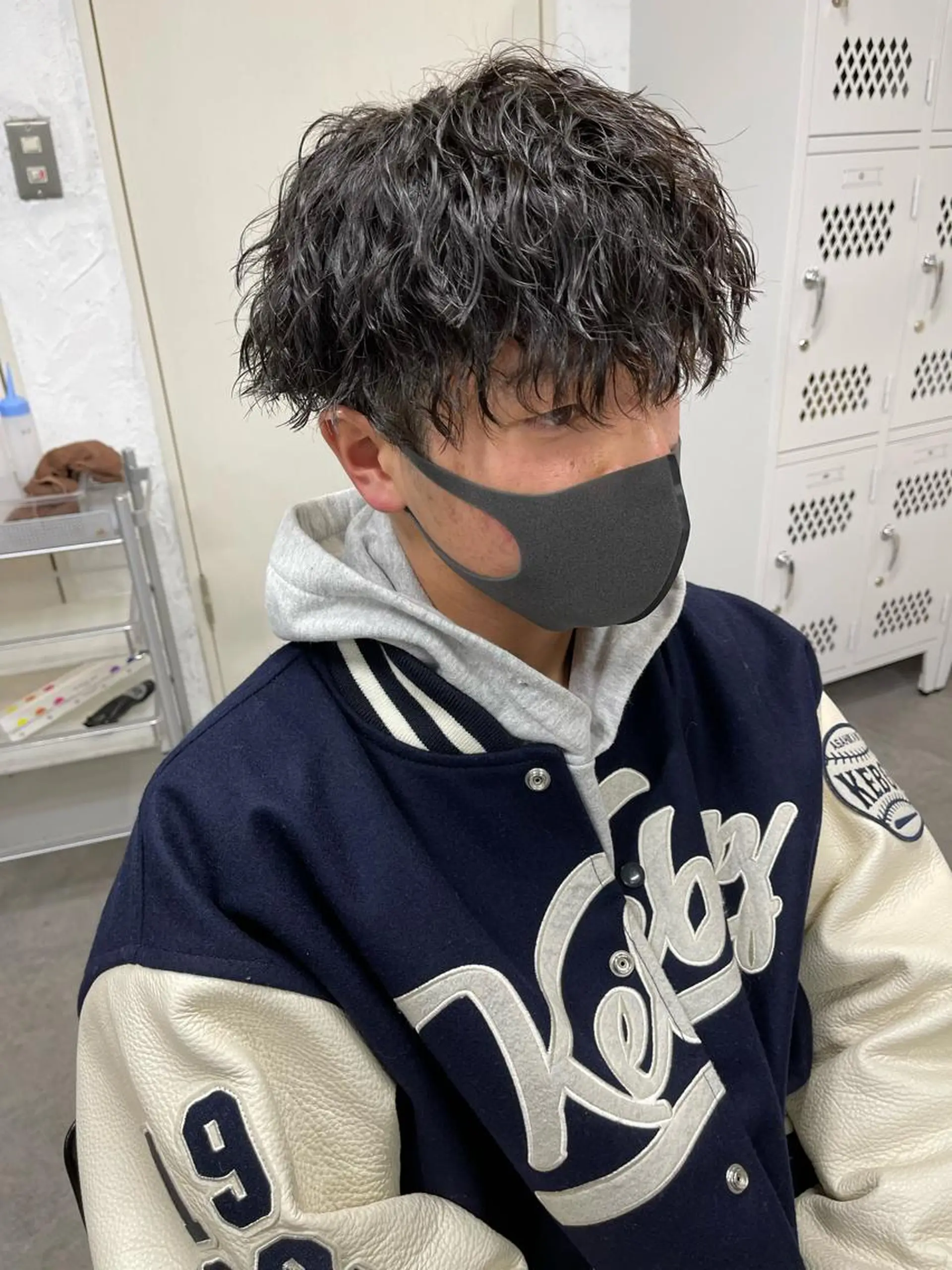 パーマ ヘアアレンジ メンズ カット パーマ トリートメント ショートヘア原宿 fifth コシのヘアスタイル