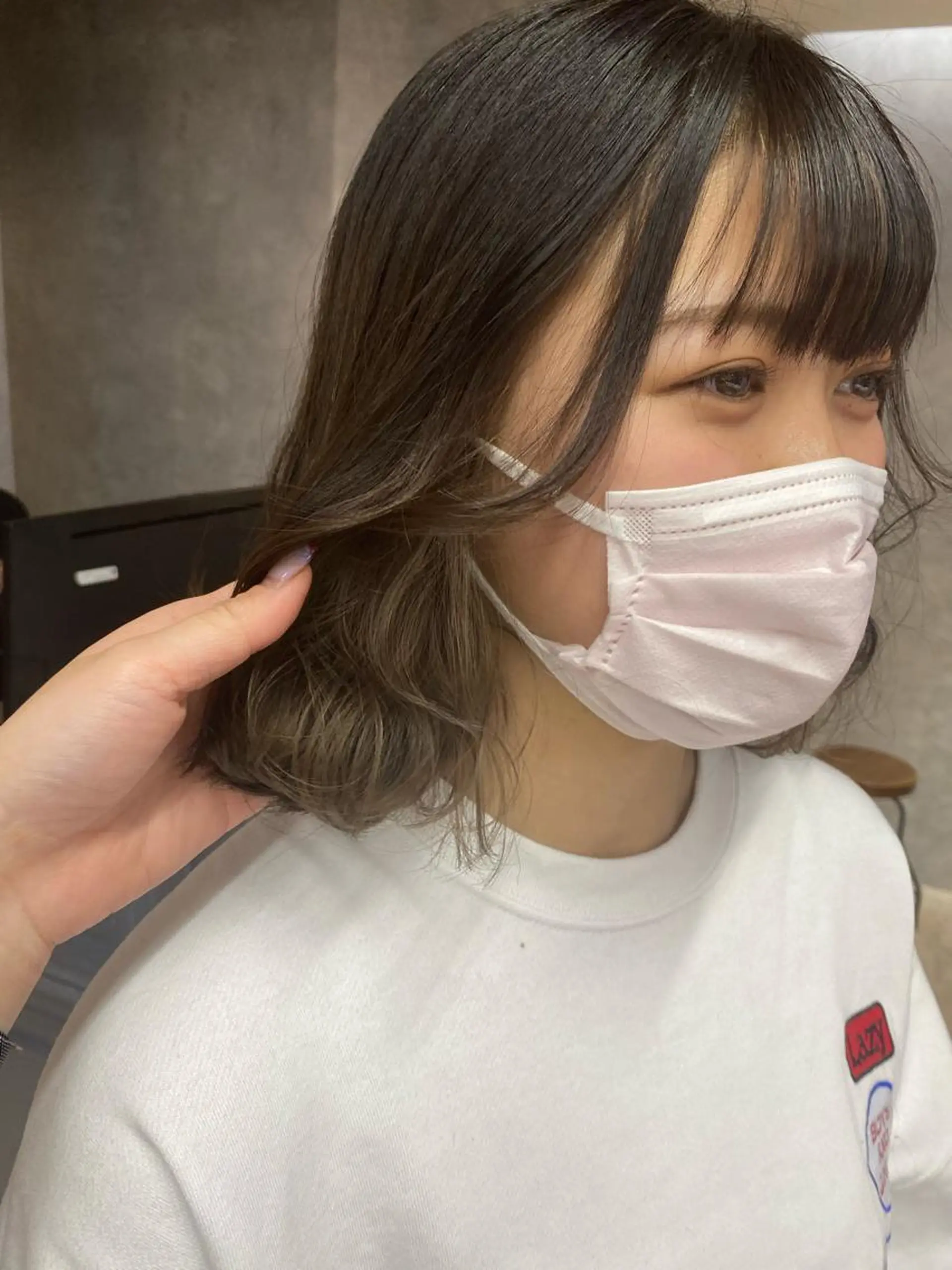 ミディアム Cielro【 シェイロ 】所属・Cielro/ダブル カラー/西田咲希のヘアスタイル