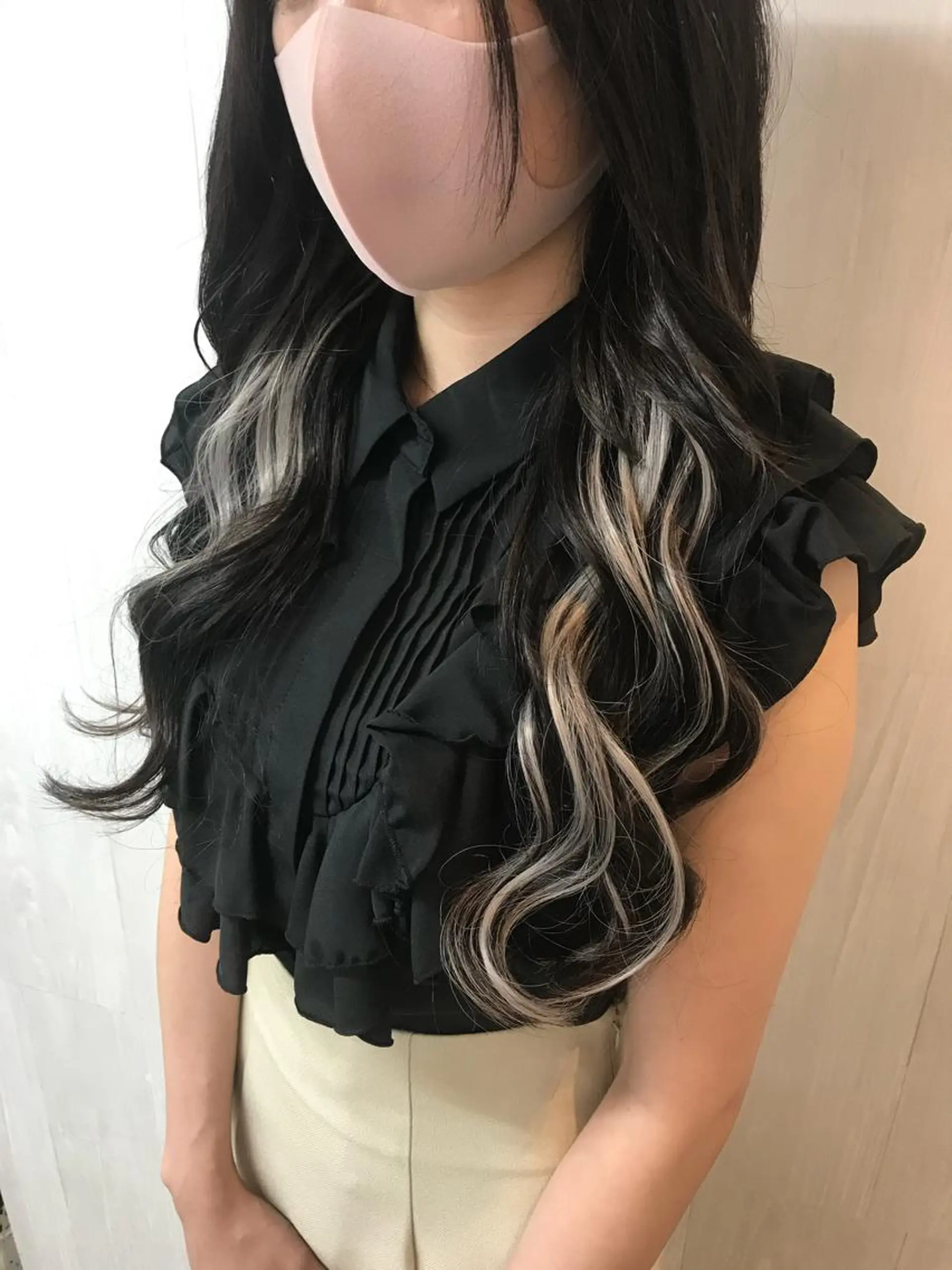 ロング エクステ エクステ GLOSS 心斎橋 山上のヘアスタイル