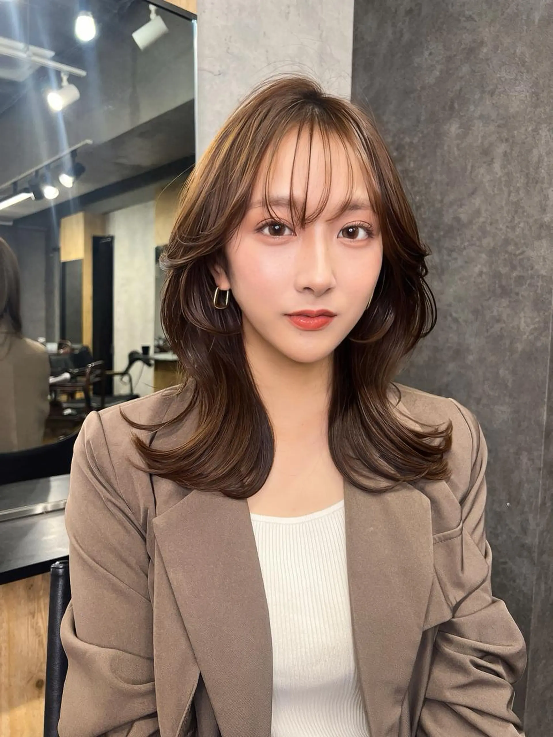 ミディアム foi. フォワ所属・🇰🇷韓国トレンド ヘア🇰🇷高田のヘアスタイル