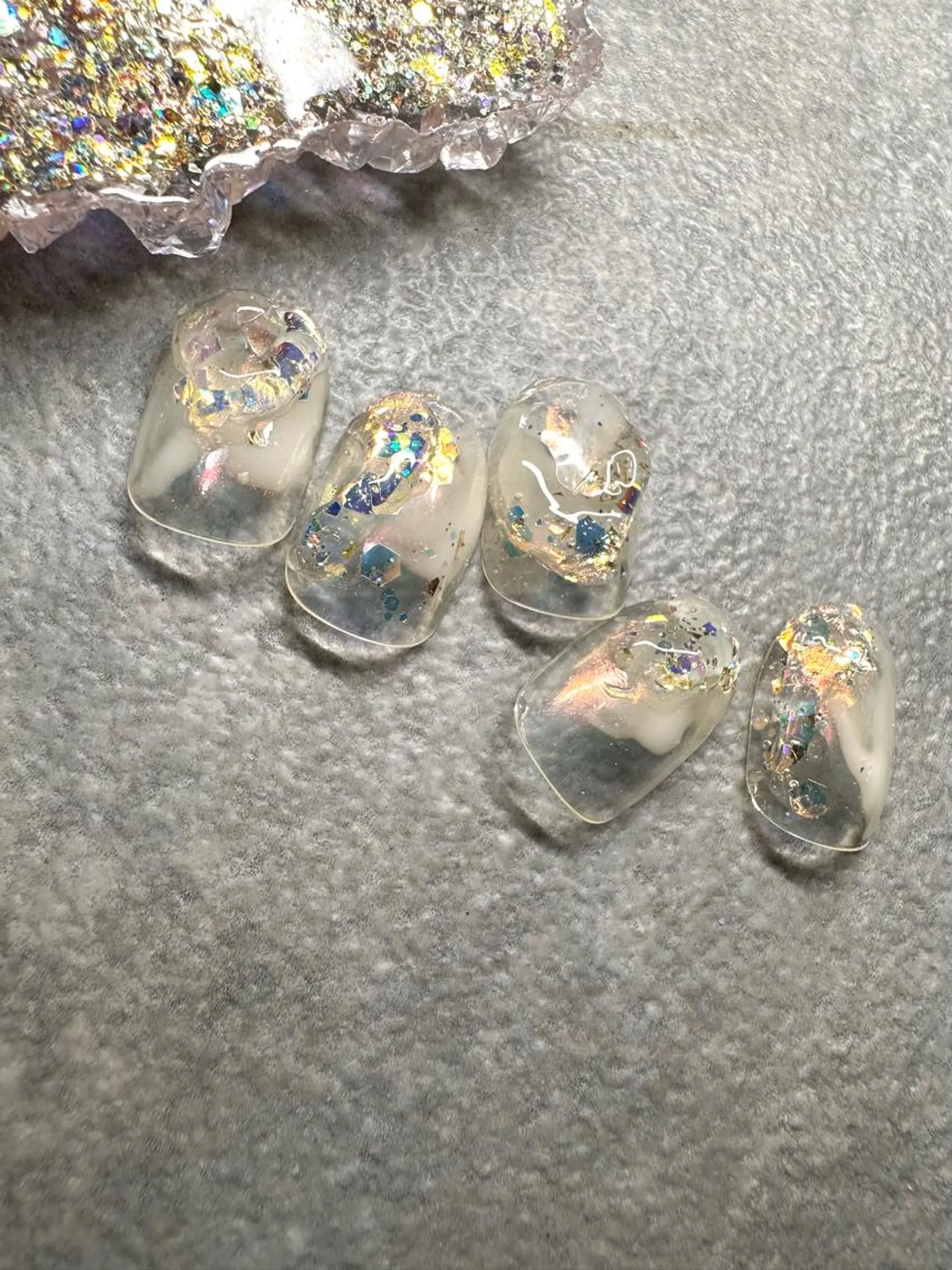 ネイル ハンドネイル フットネイル kiii.__ ✴︎*のネイルデザイン