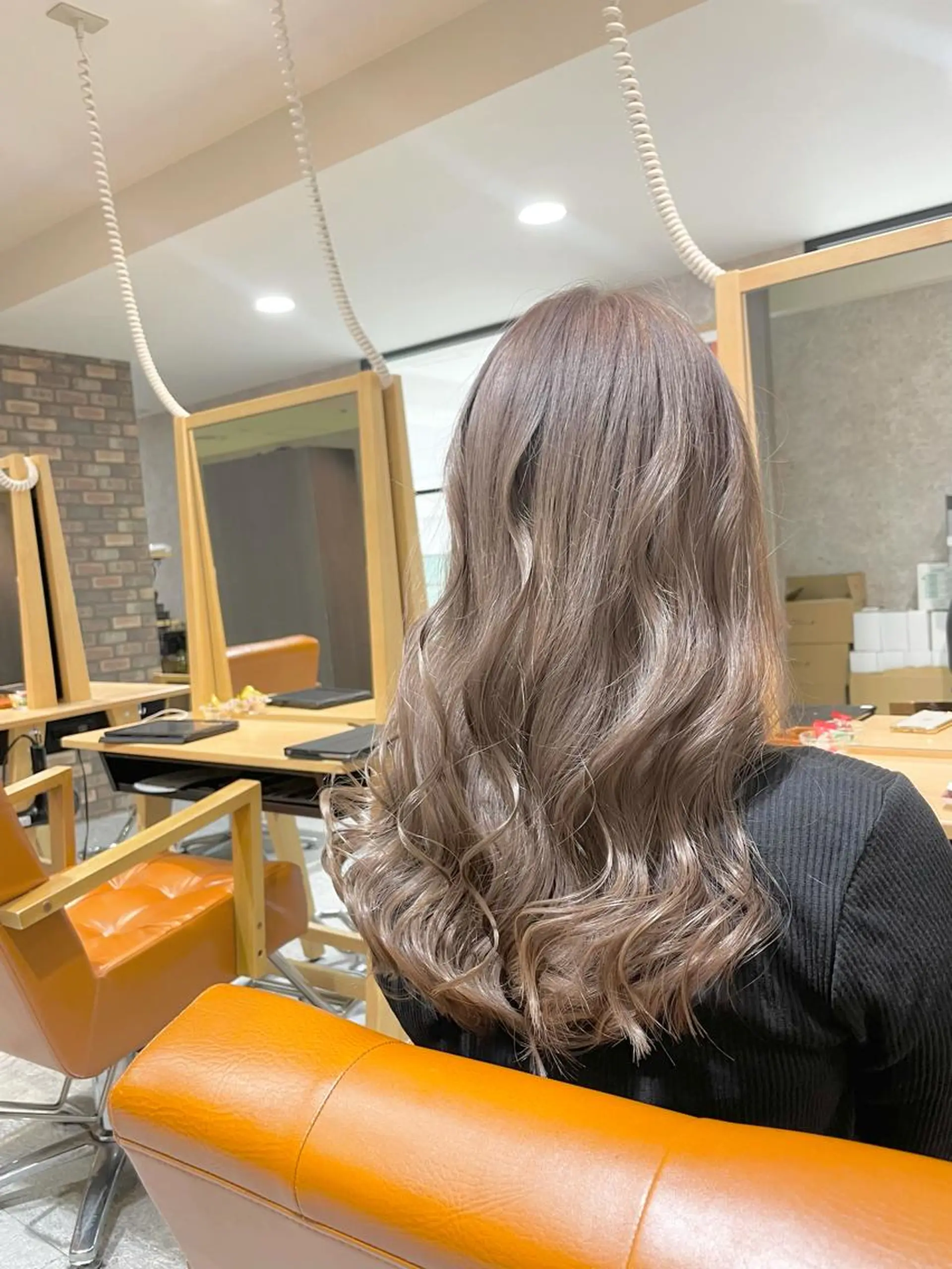 セミロング カラー ベージュカラー ブリーチ イルミナカラー カット トリートメント TERRACE LUXBE阿倍野アポロ店所属・ショートカット支持率 NO.1✨清家央隆のヘアスタイル