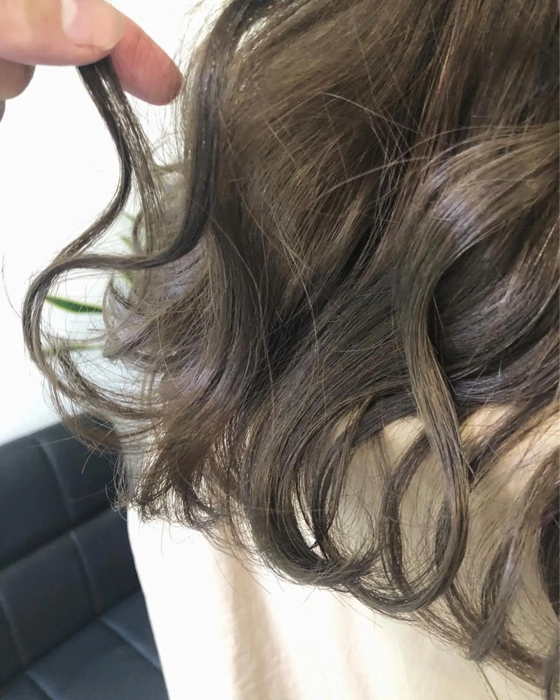 ミディアム カラー グレージュ カット ヘアカラー トリートメント GiseL天神カラー 髪質改善/ブリーチのヘアスタイル