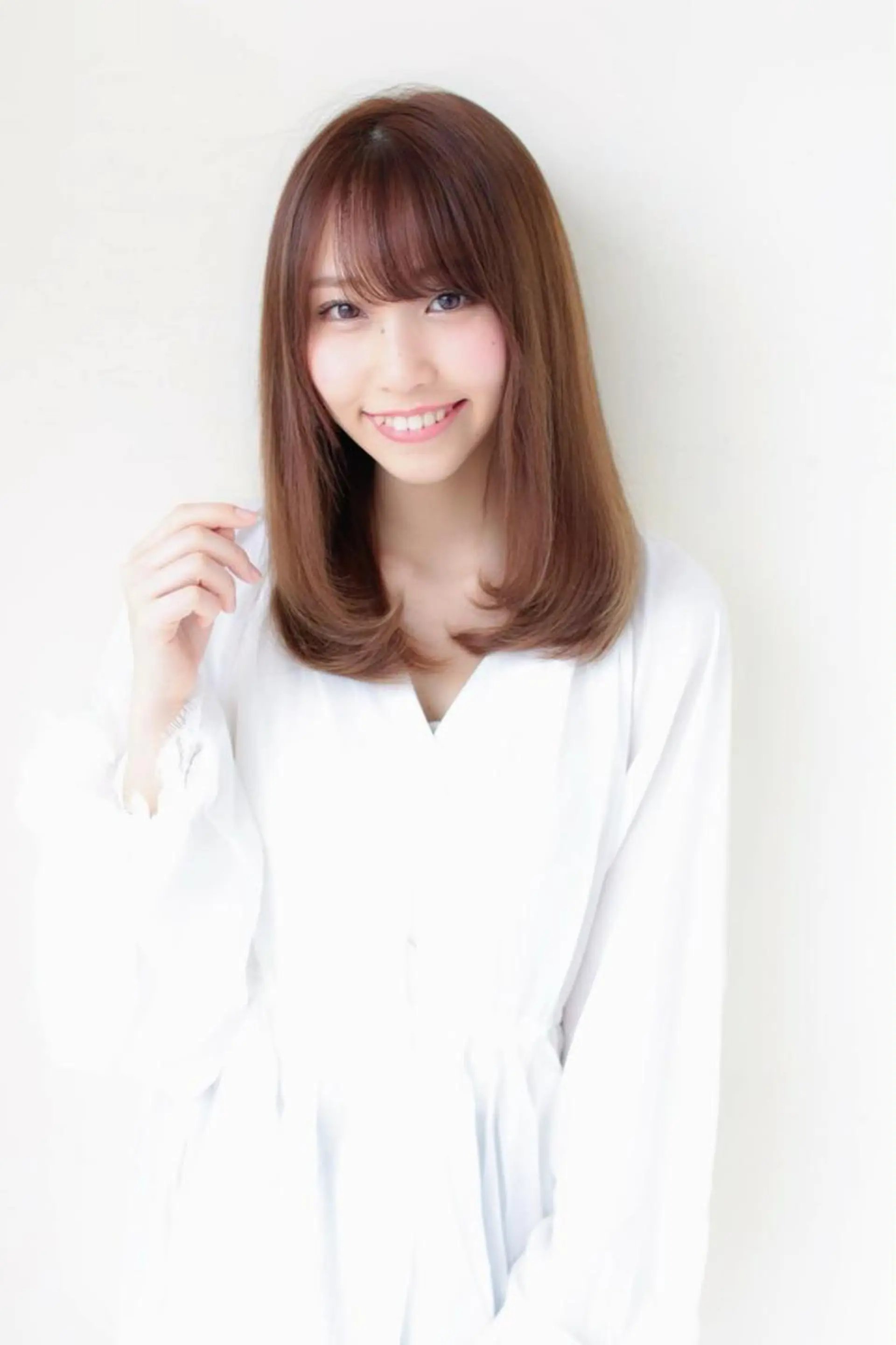 ミディアム カラー CHAINON 近鉄奈良店のヘアスタイル