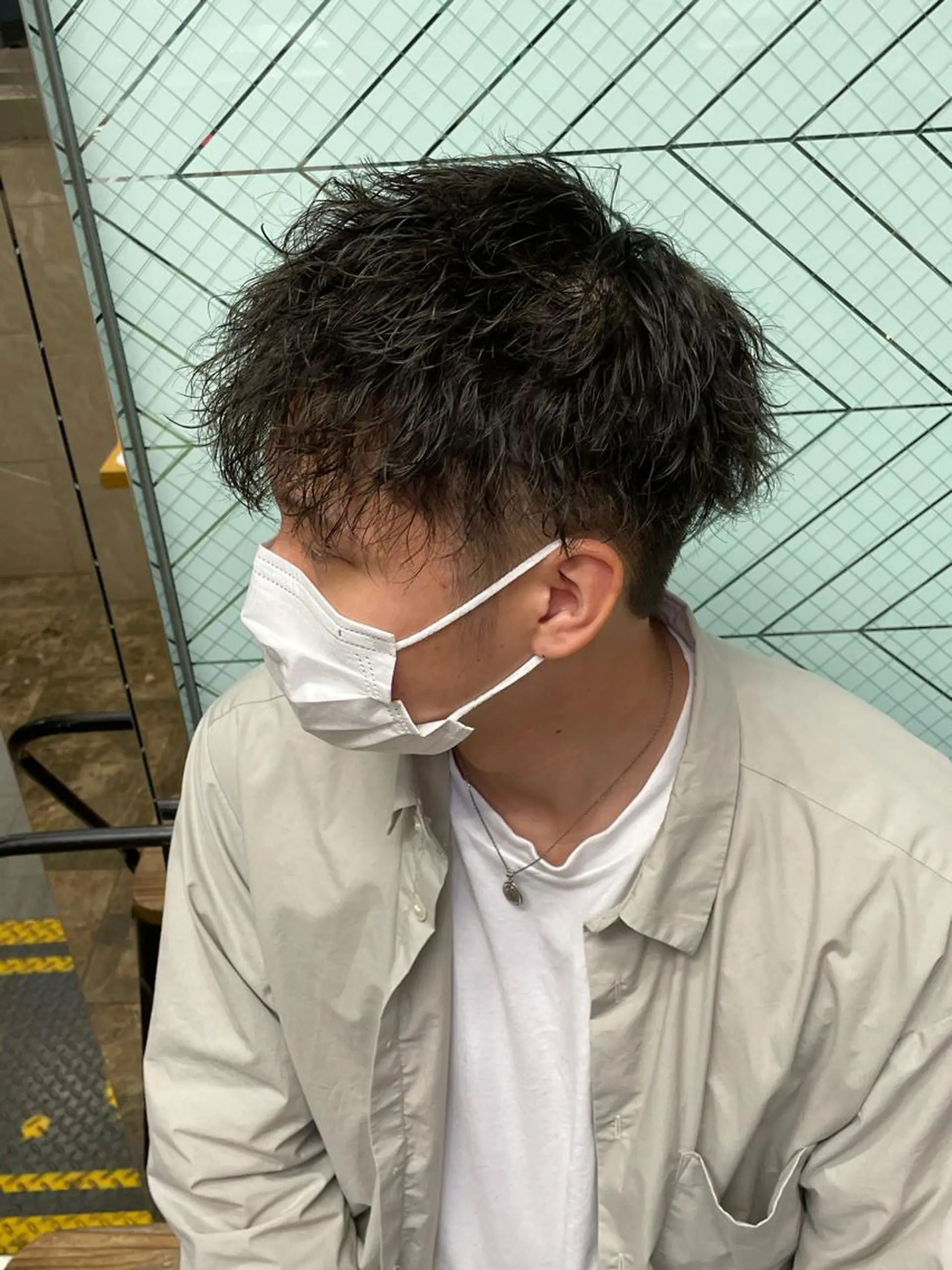 パーマ メンズ カット パーマ トリートメント Le'a所属・渋谷/フェード/ 國分 翔のヘアスタイル