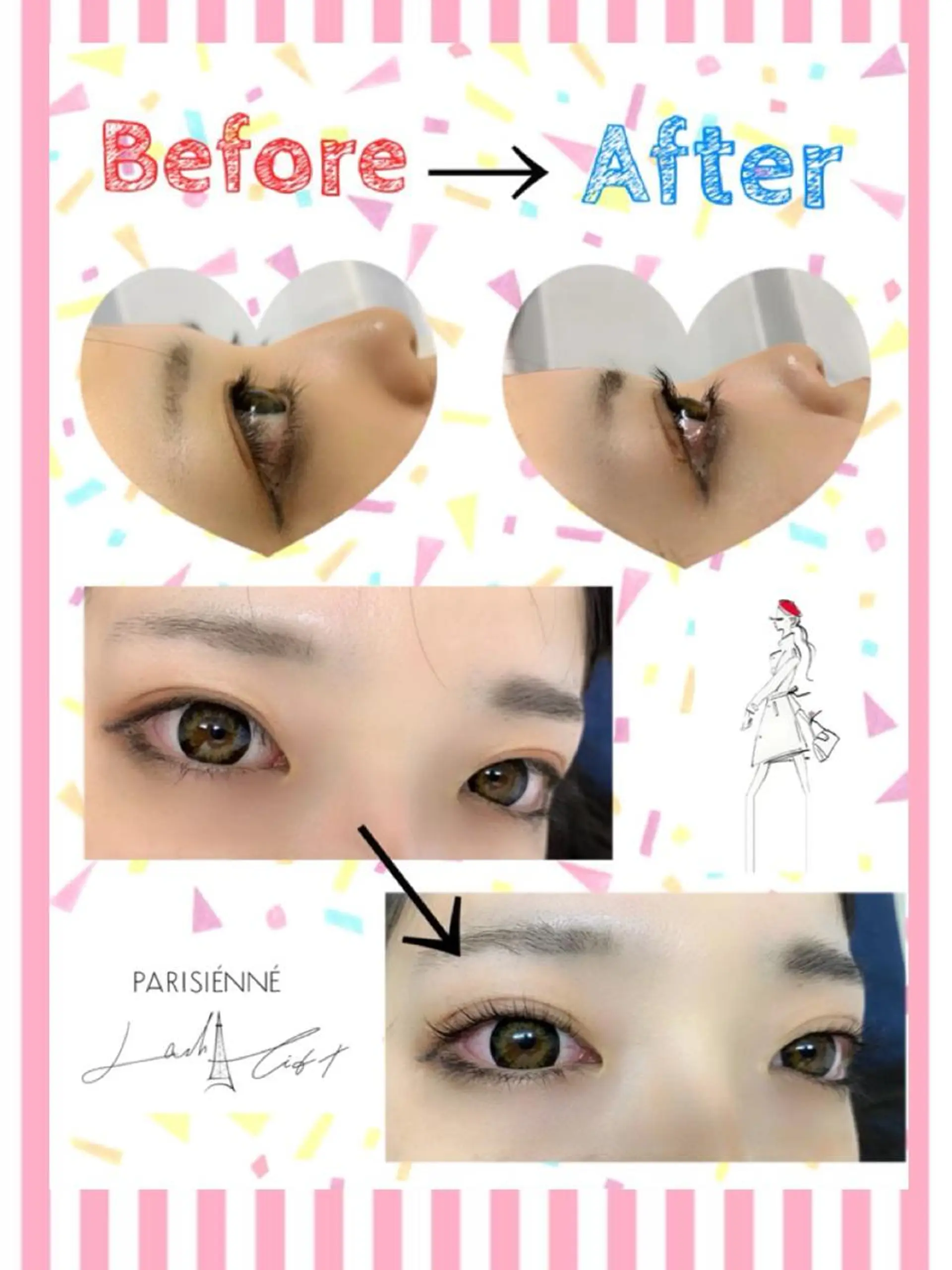 マツエク・マツパ Eyelash salon u'iのマツエク・マツパデザイン