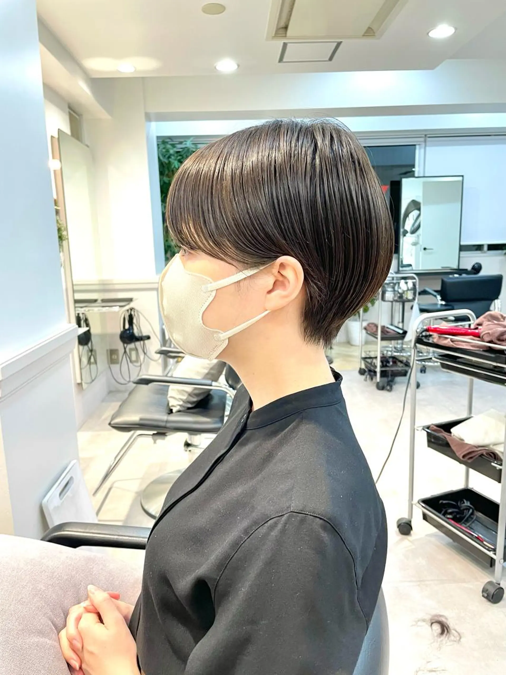 ショート ショートヘア カット ヘアカラー トリートメント 木下英治/ウルフ カット/銀座のヘアスタイル