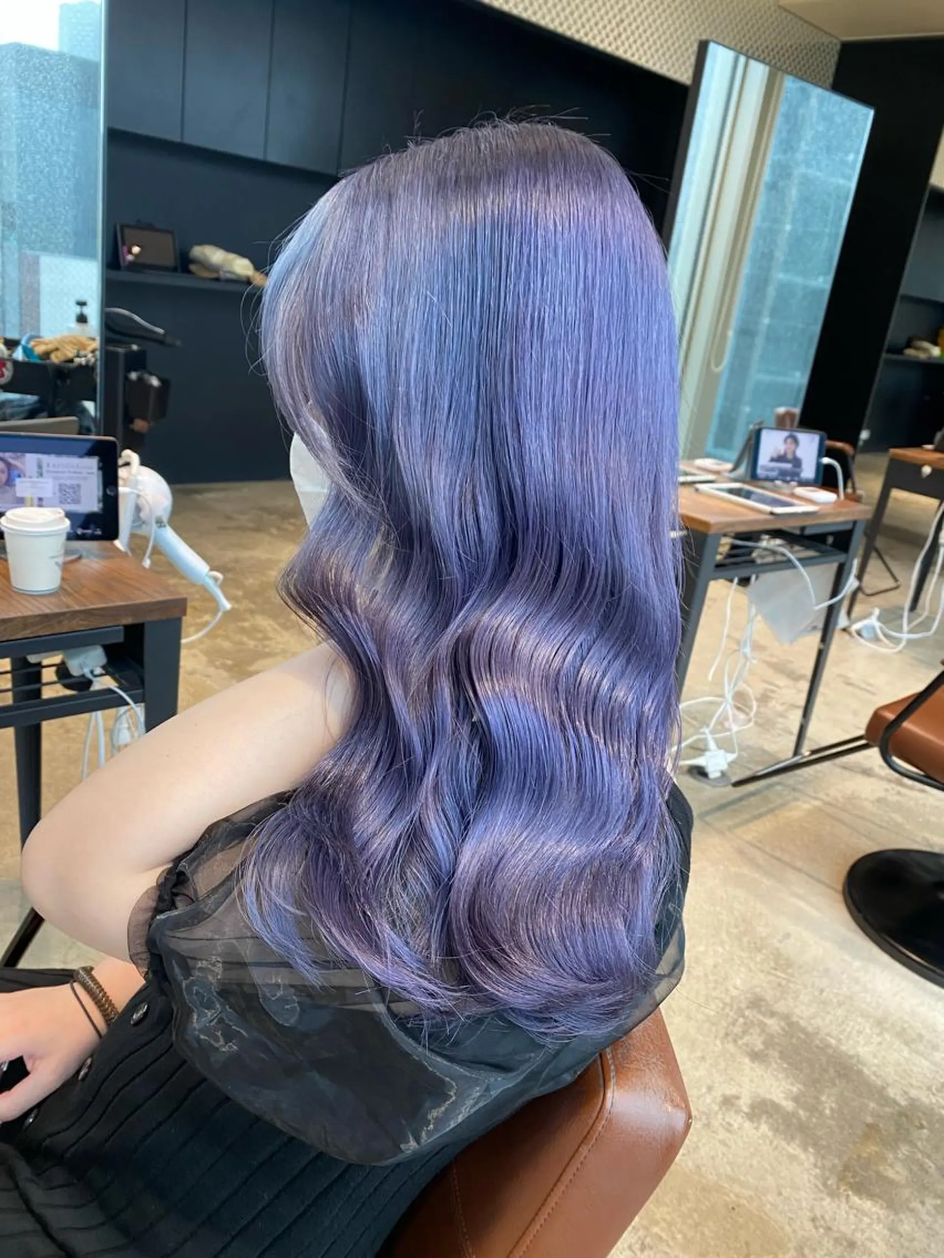 カラー カット ヘアカラー 顔まわりの神様✨ 透明感カラー藤嶋秀幸のヘアスタイル