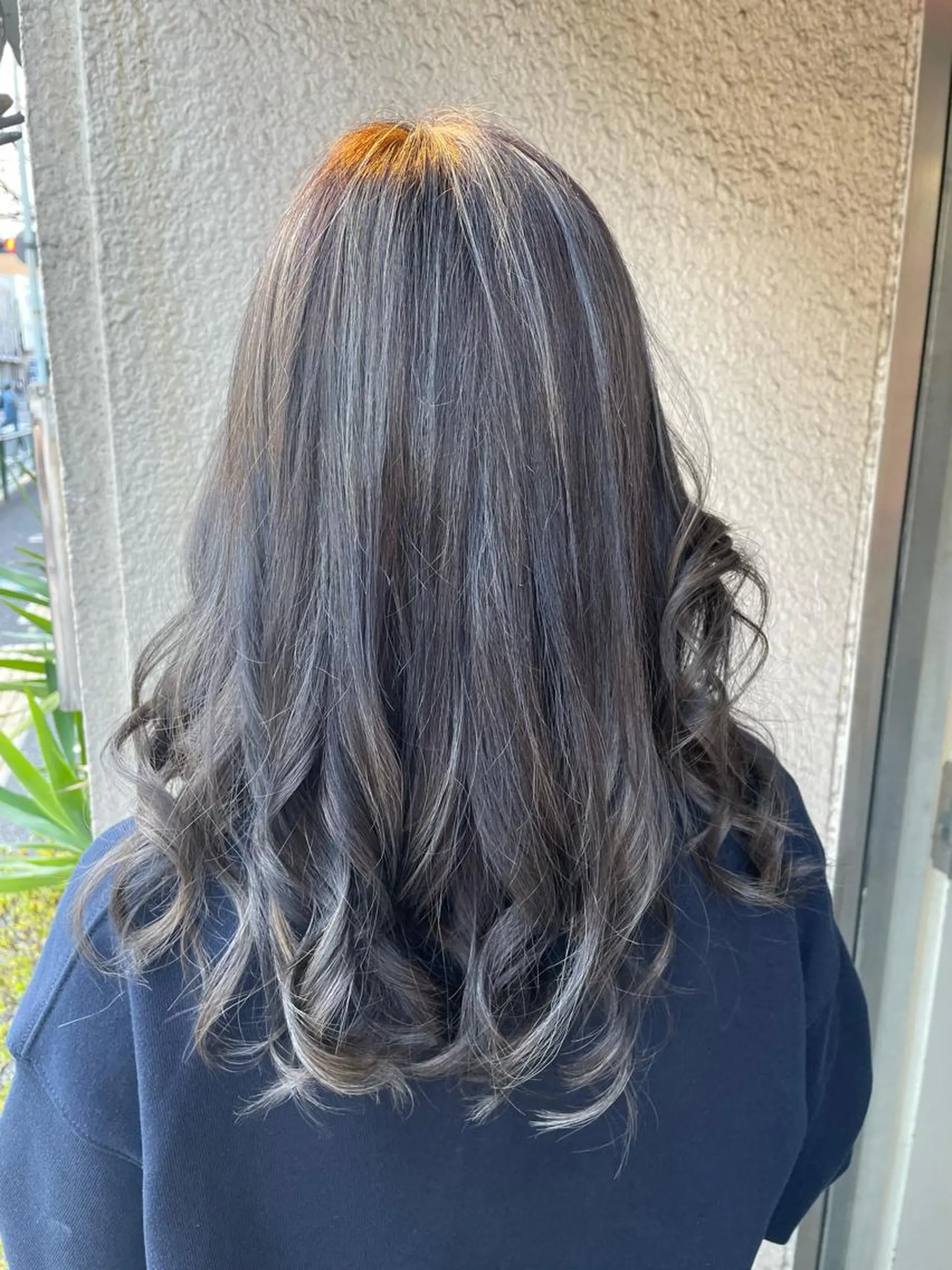 セミロング カラー ヘアアレンジ アッシュ アッシュグレー ハイライトカラー ハイライト ヘアカラー トリートメント 【ピンク/韓国ヘア/ ヘアセット】亜海のヘアスタイル