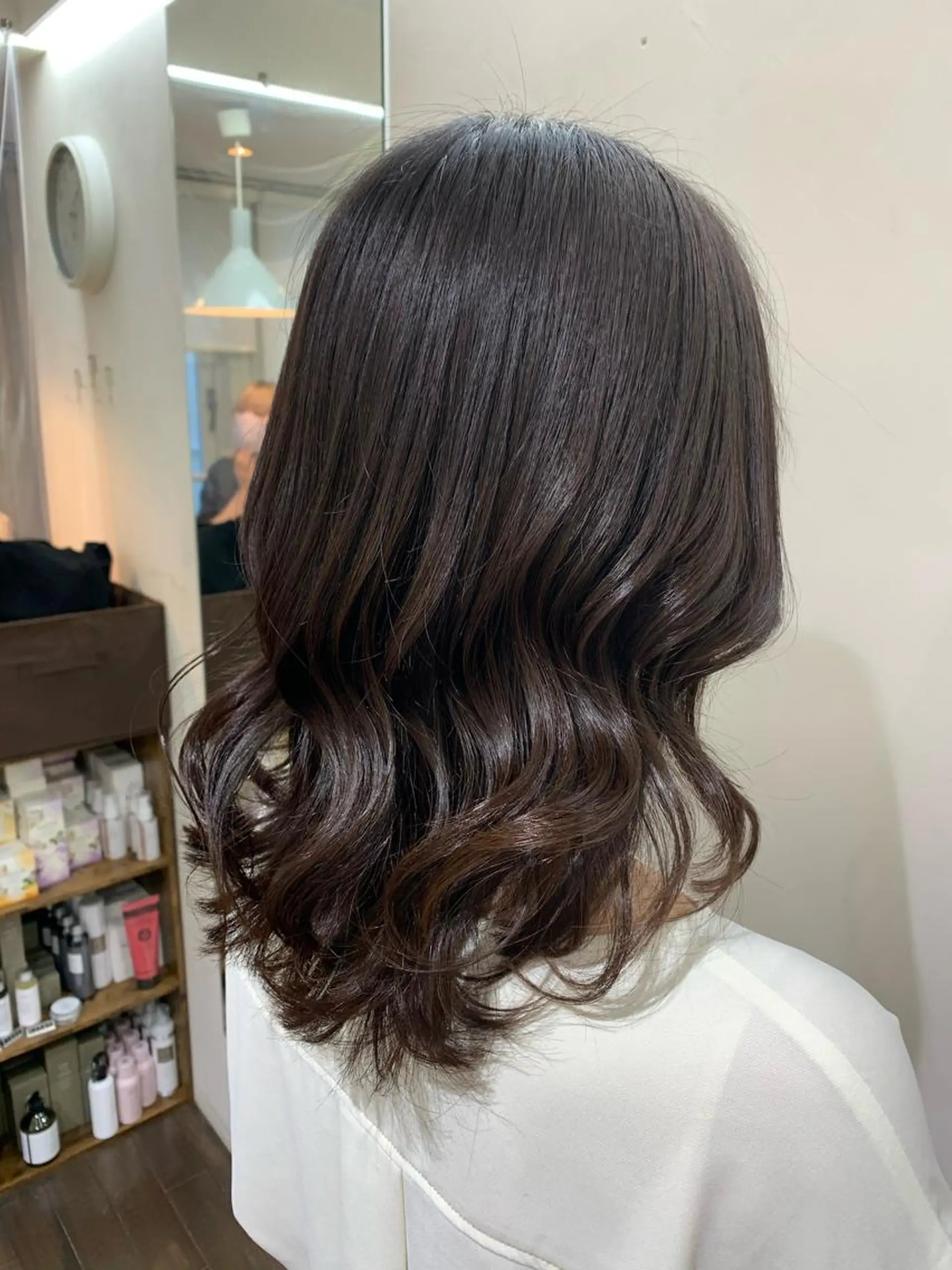 ミディアム GO TODAY シェアサロン 銀座Arc店所属・デジタルパーマ🫧 韓国風ヘア🫧サクラのヘアスタイル